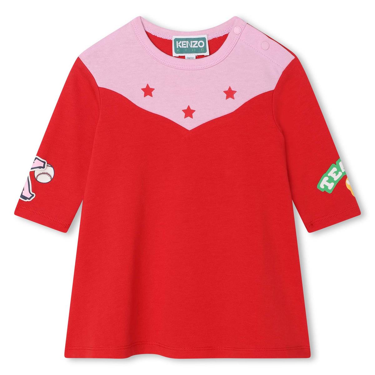 Baby Girls Red Cotton Dress
