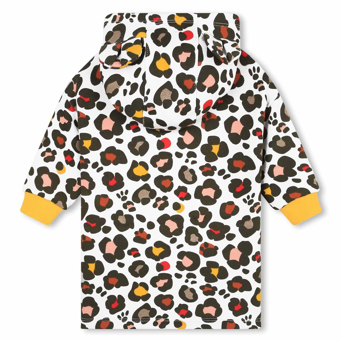 Baby Girls Beige Logo Cotton Dress