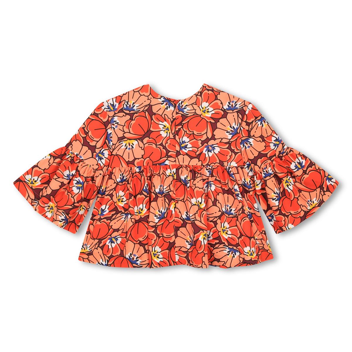 Girls Pink Flower Top