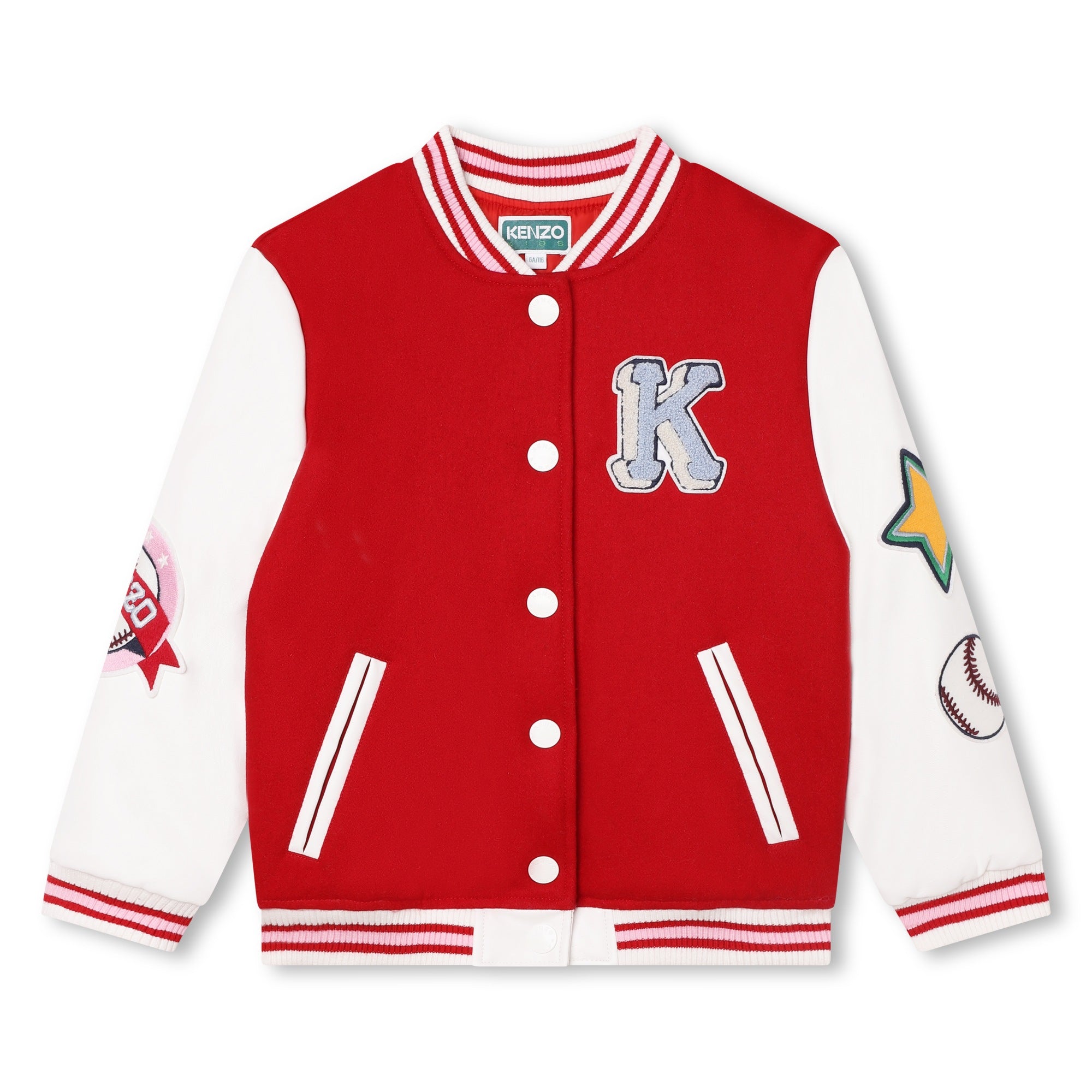 Girls Red Padded Jacket