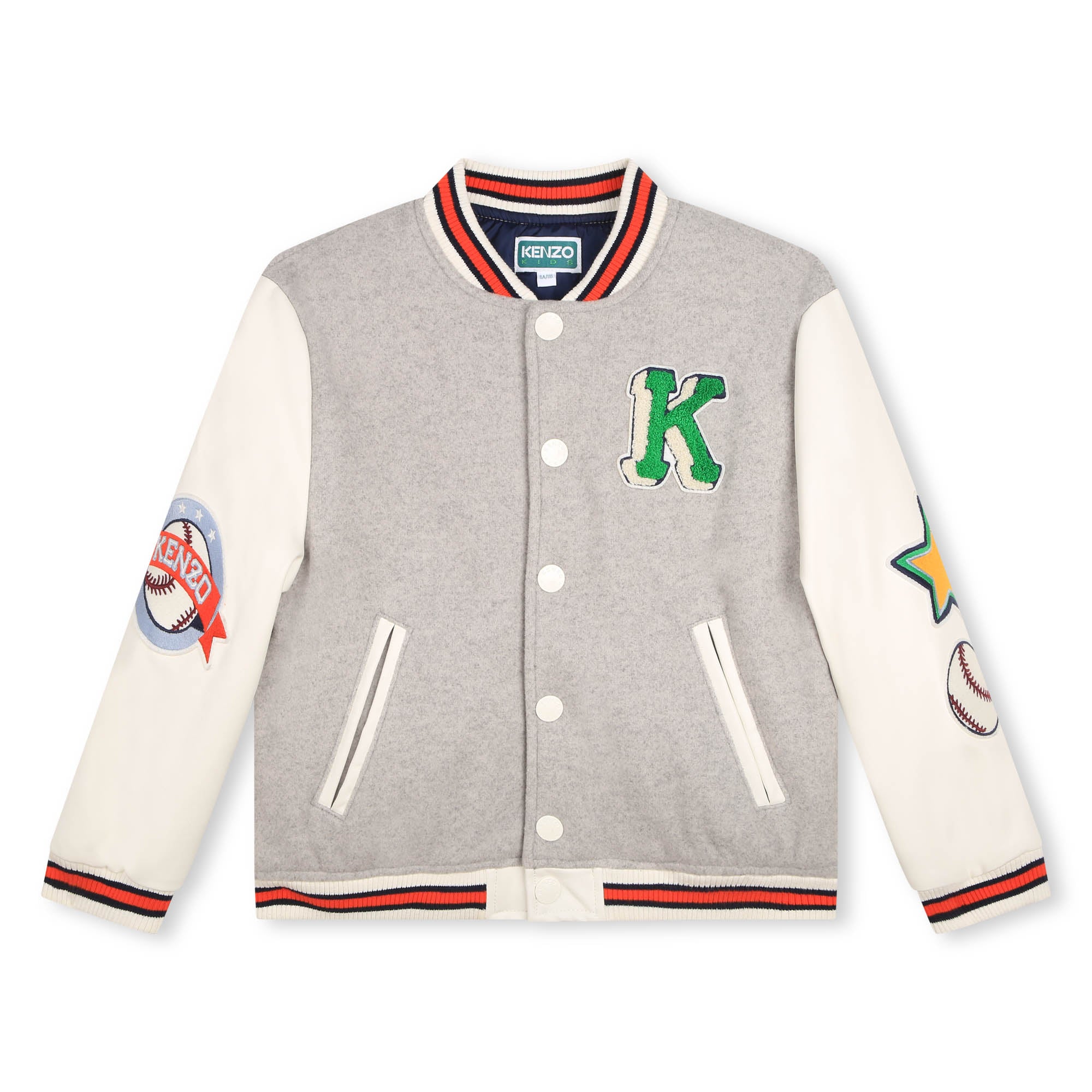 Boys Grey Padded Jacket