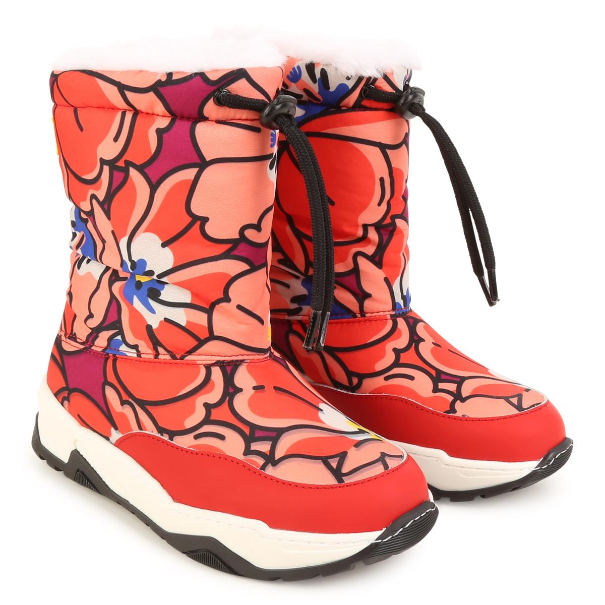 Girls Pink Flower Shoes
