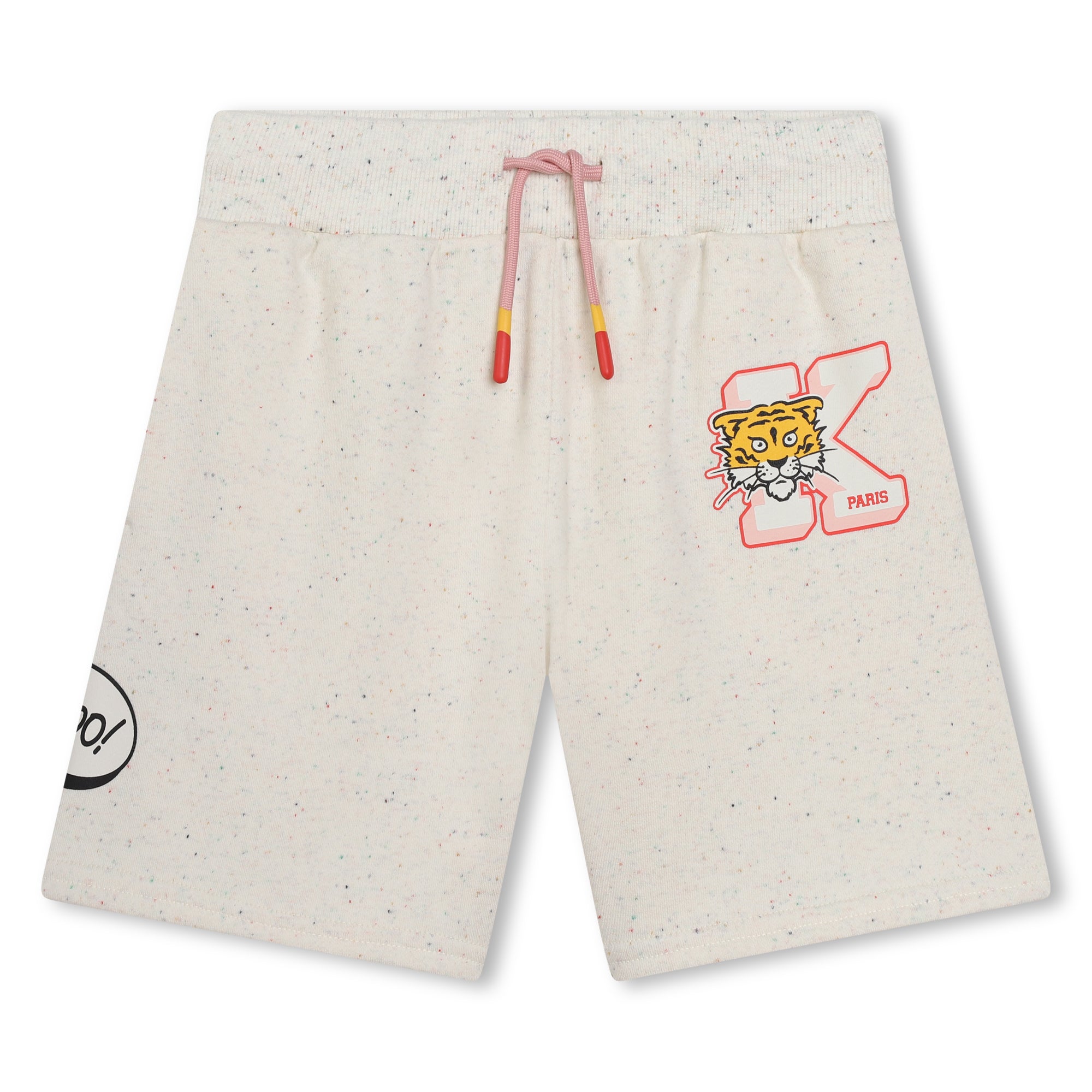 Girls Ivory Cotton Shorts