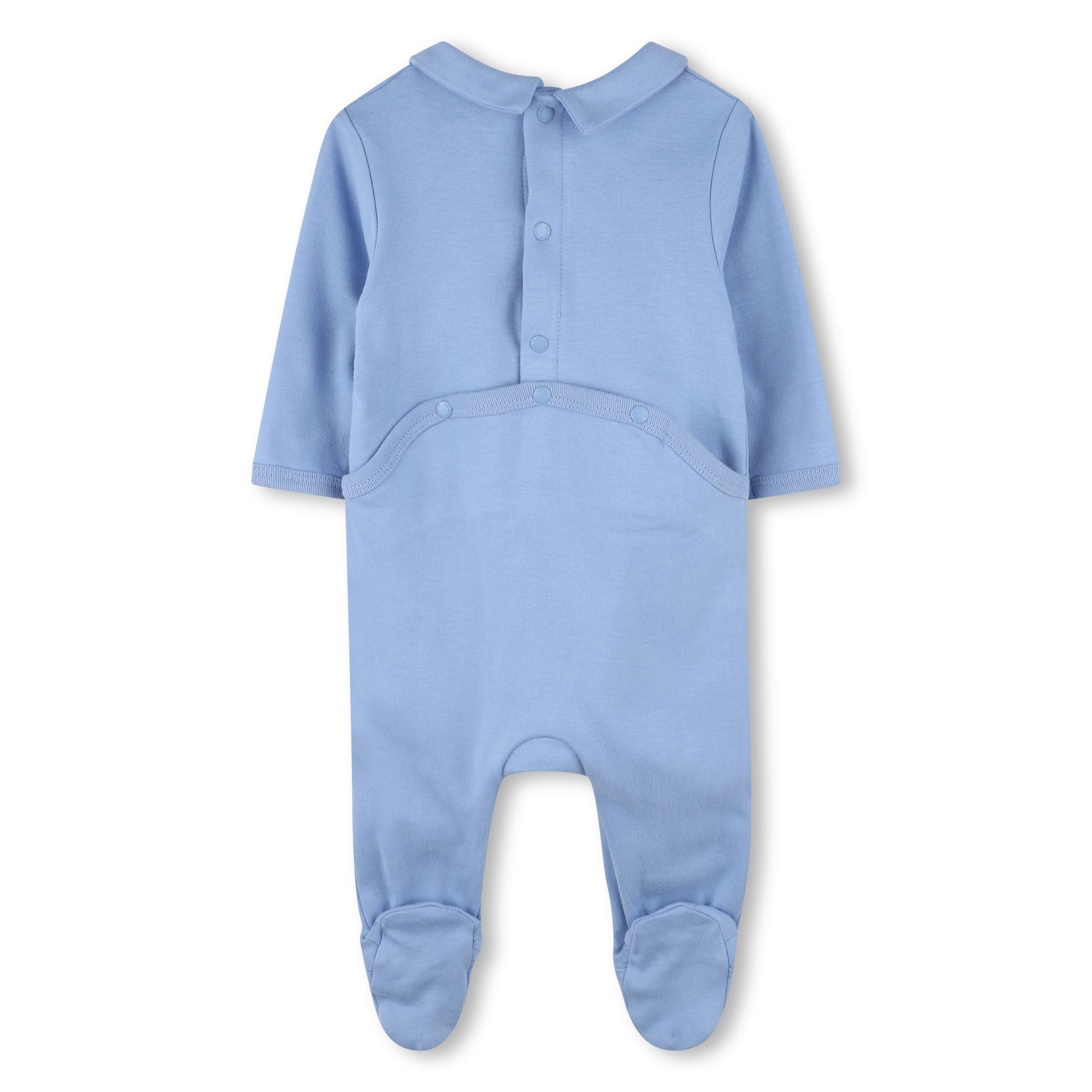 Baby Boys & Girls Blue Cotton Babysuit Gift Set(2 Pack)