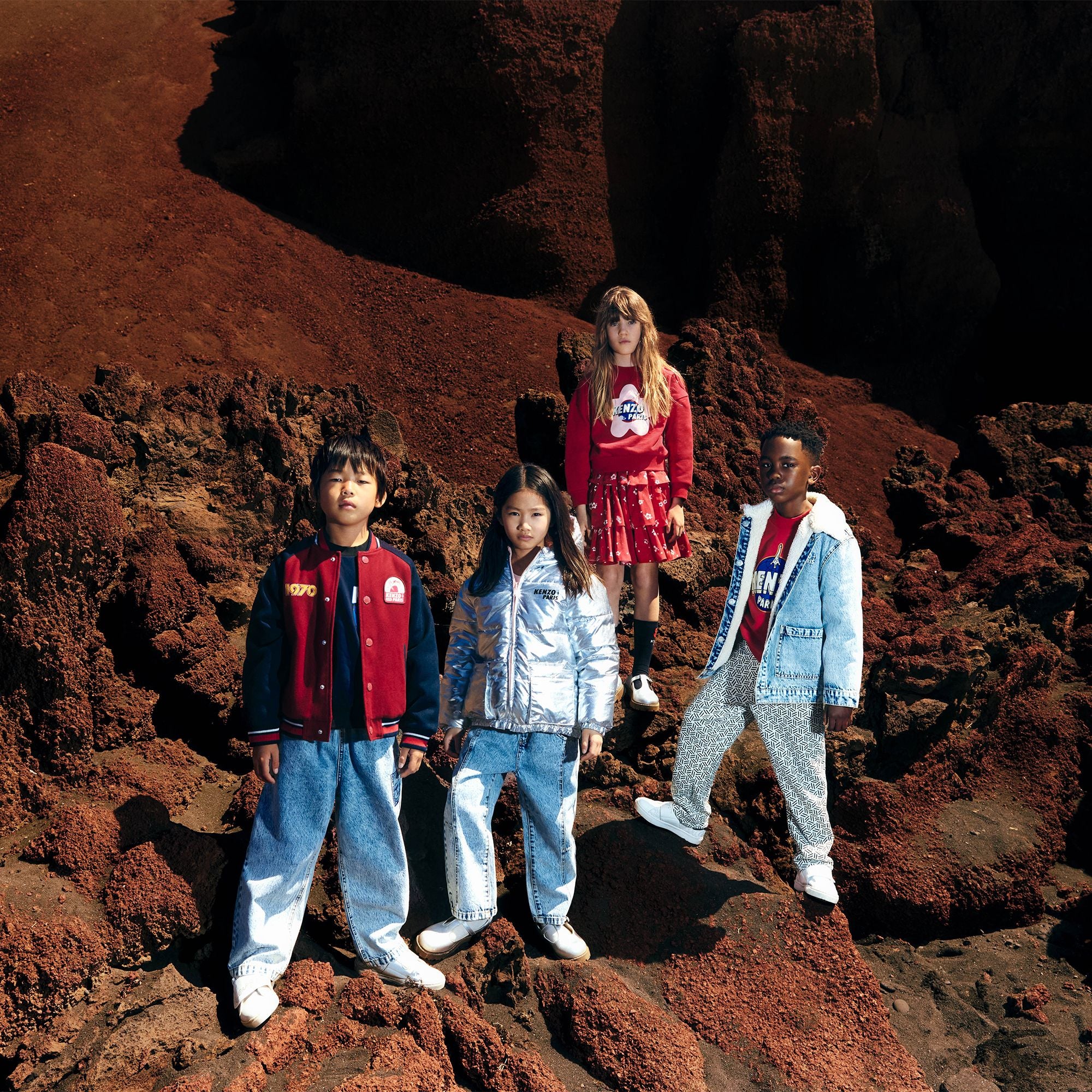 Girls Pink Reversible Padded Jacket