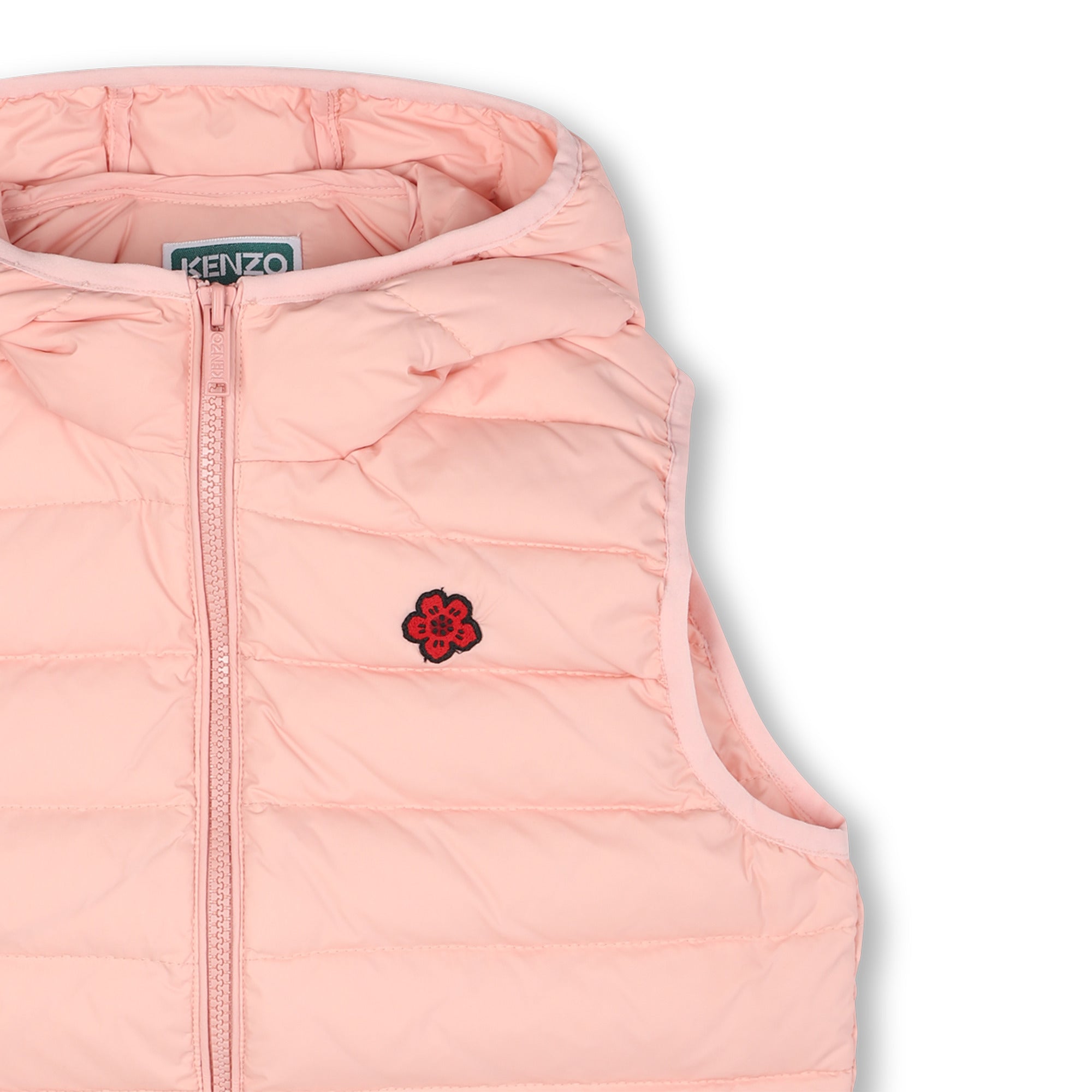 Boys & Girls Pink Padded Down Gilet