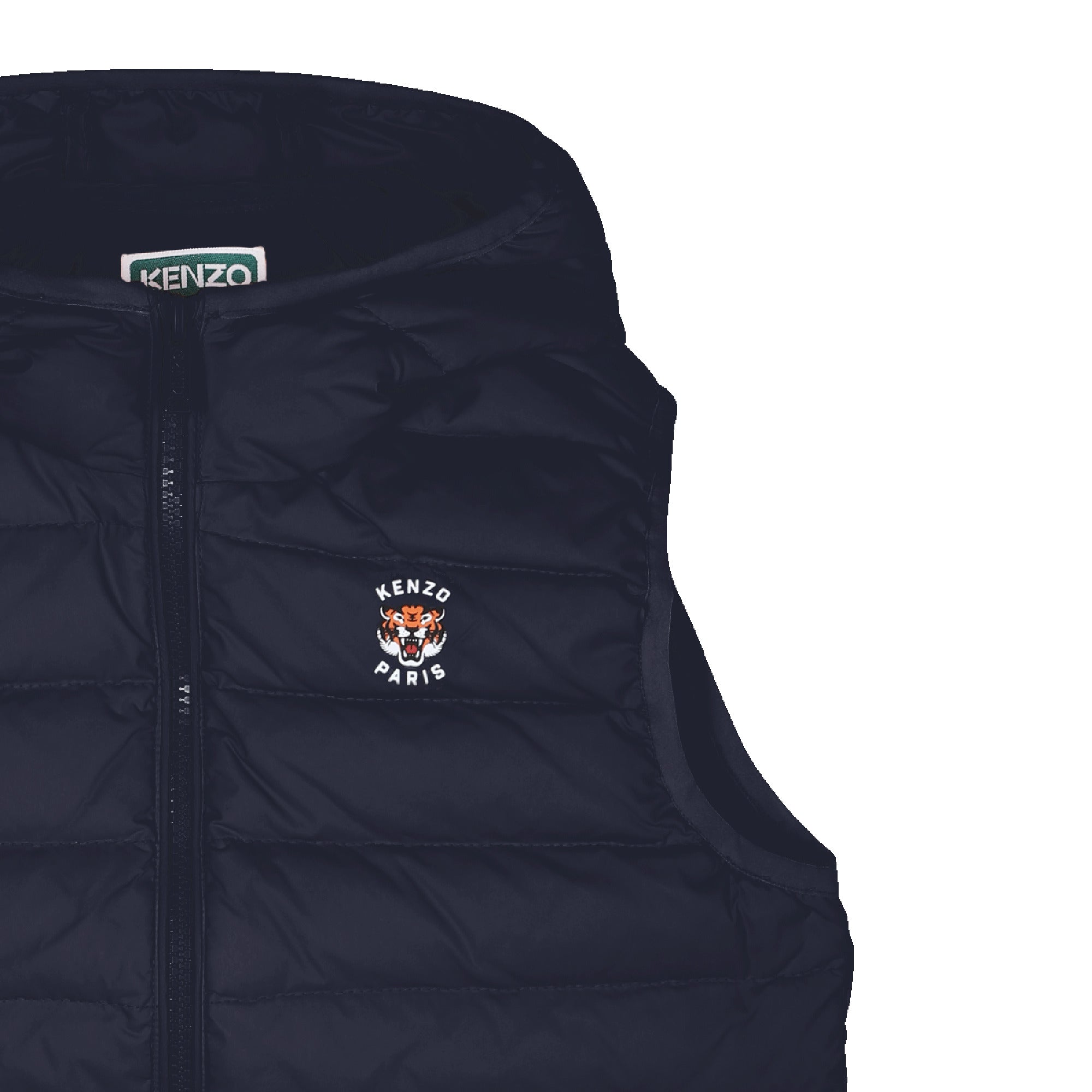 Boys & Girls Dark Blue Padded Down Gilet