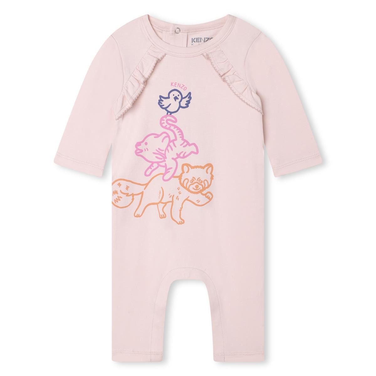 Baby Girls Light Pink Babysuit