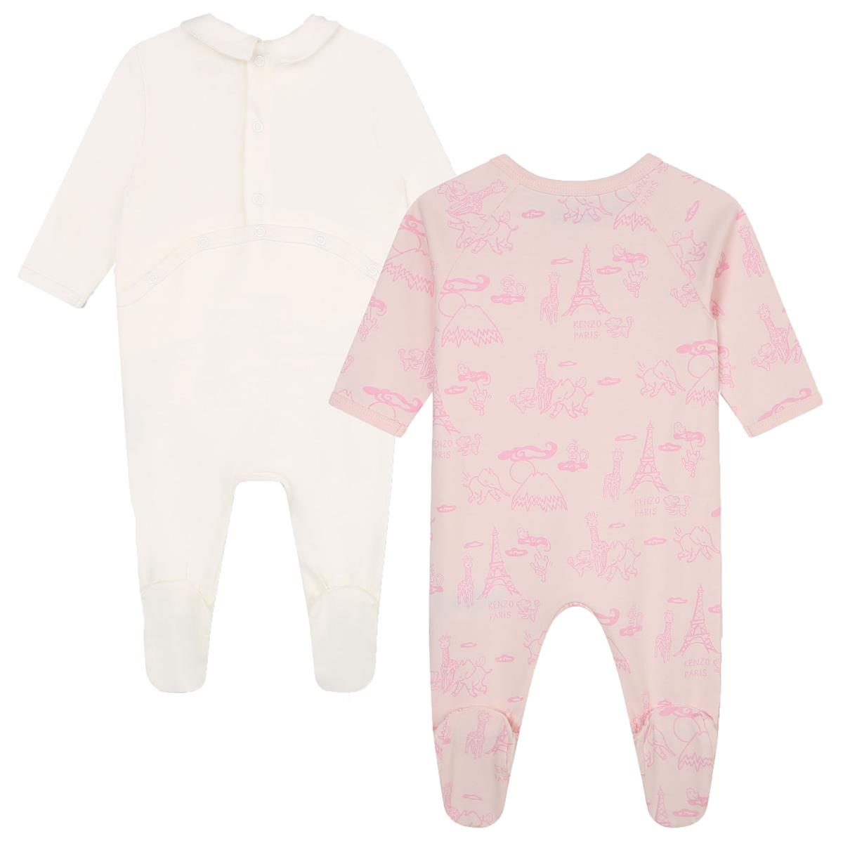 Baby Girls Pink Babysuit Set