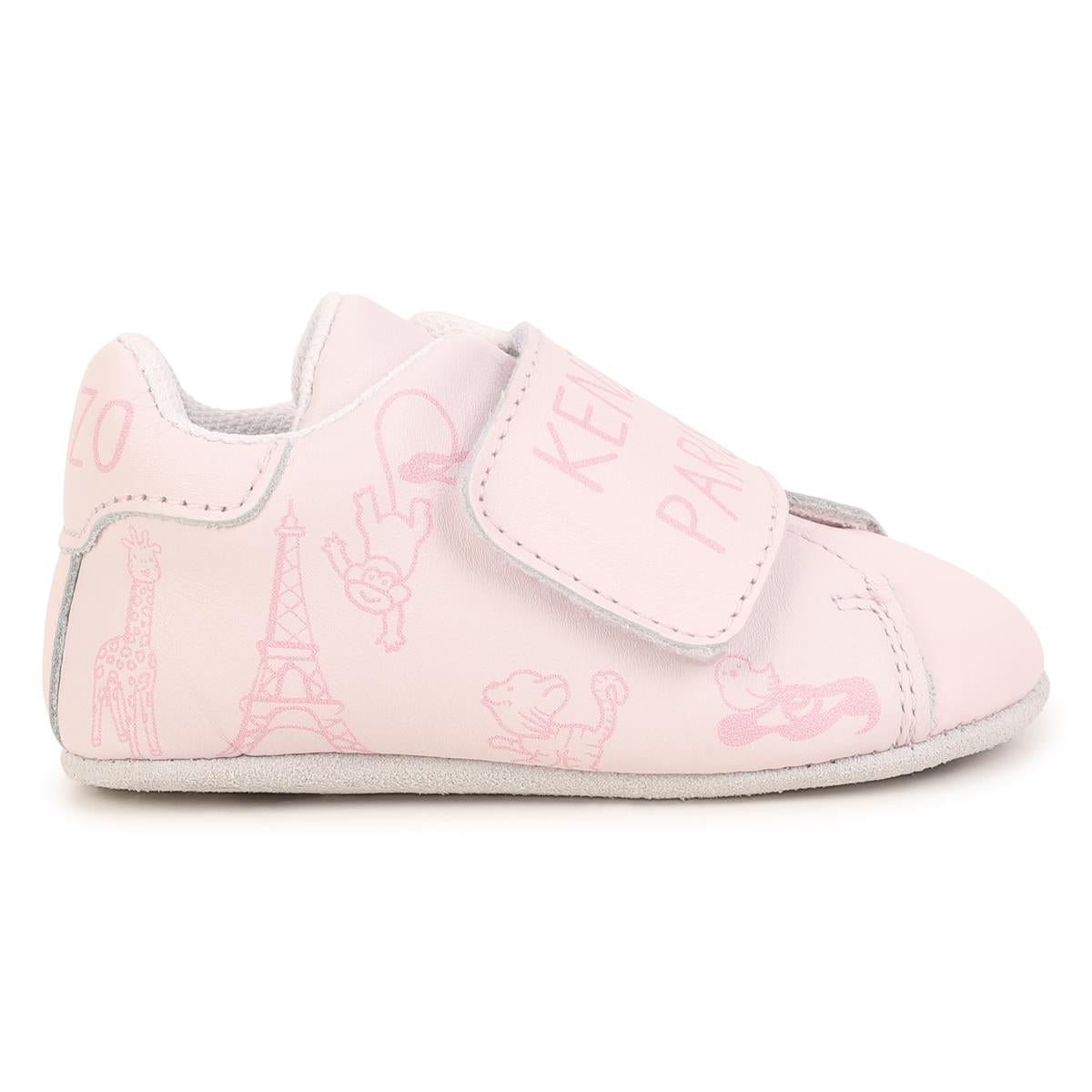 Baby Girls Pink Logo Shoes