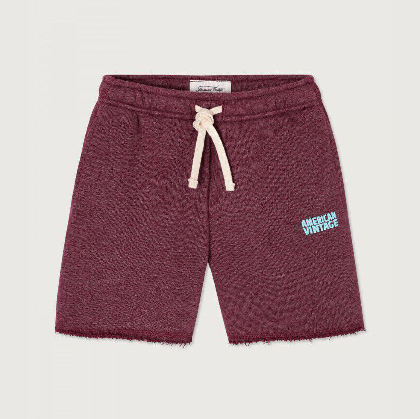 Boys & Girls Wine Red Cotton Shorts