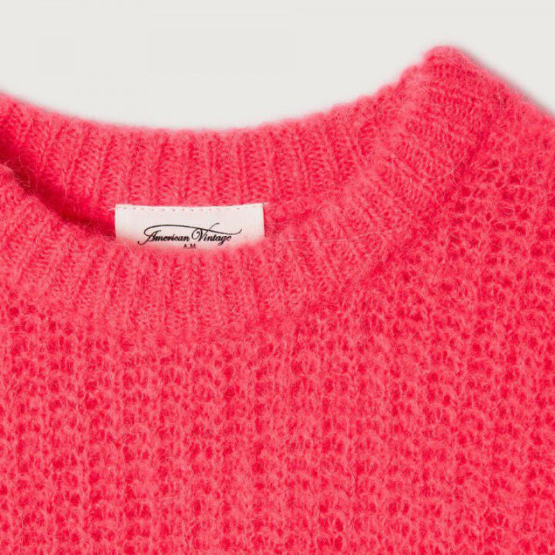 Girls Bright Pink Knit Sweater