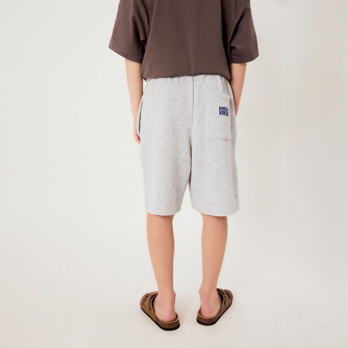 Boys & Girls Grey Logo Shorts