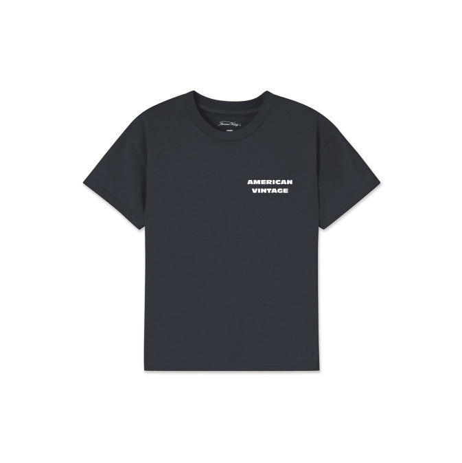 Boys & Girls Black Logo Cotton T-Shirt