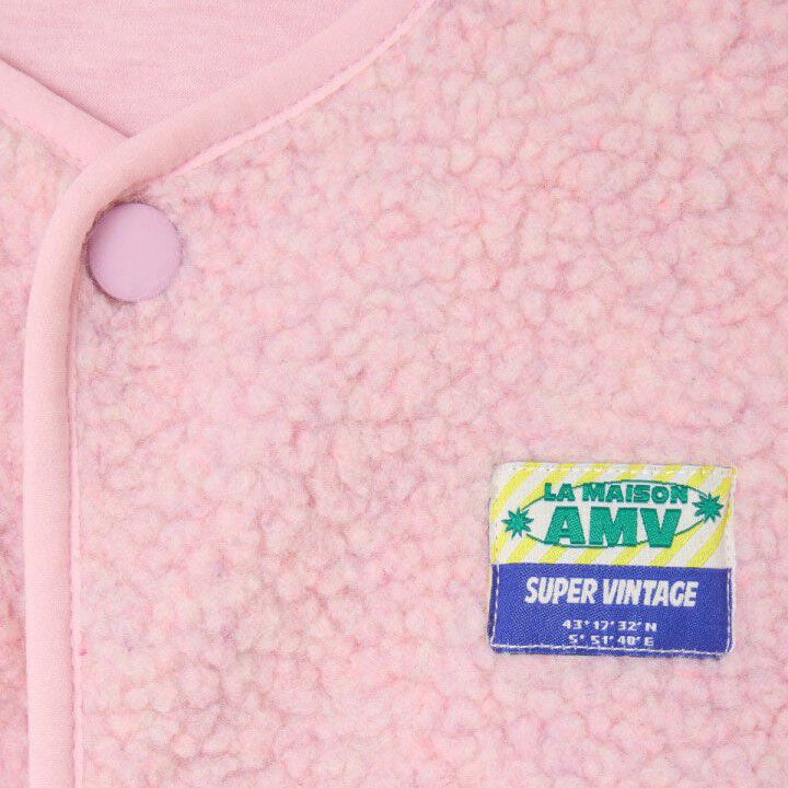 Boys & Girls Pink Sherpa Gilet