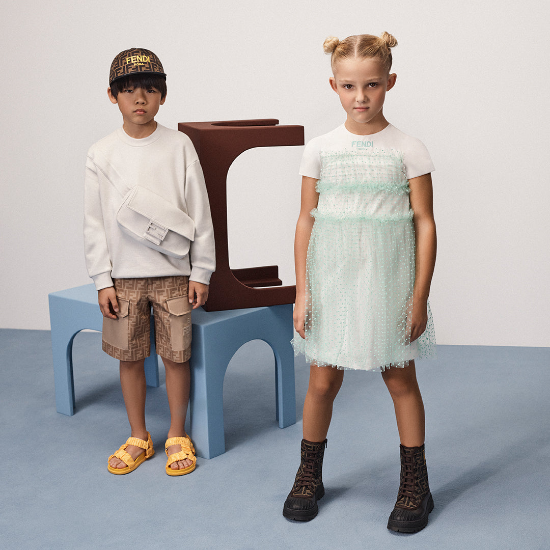 Kids Baguette Pocket Sweatshirt Ivory