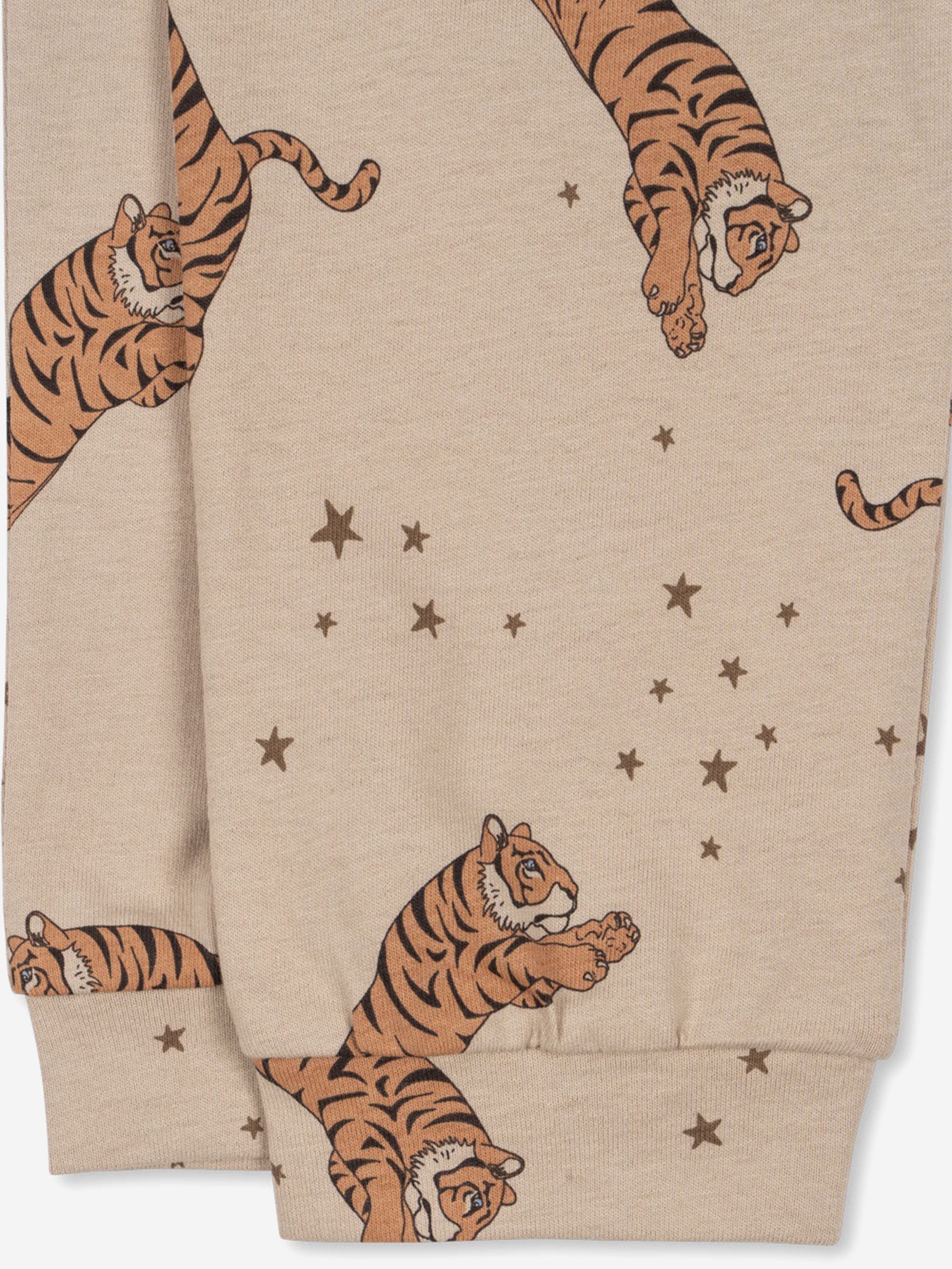 Kids Drey Tiger Joggers in Ivory