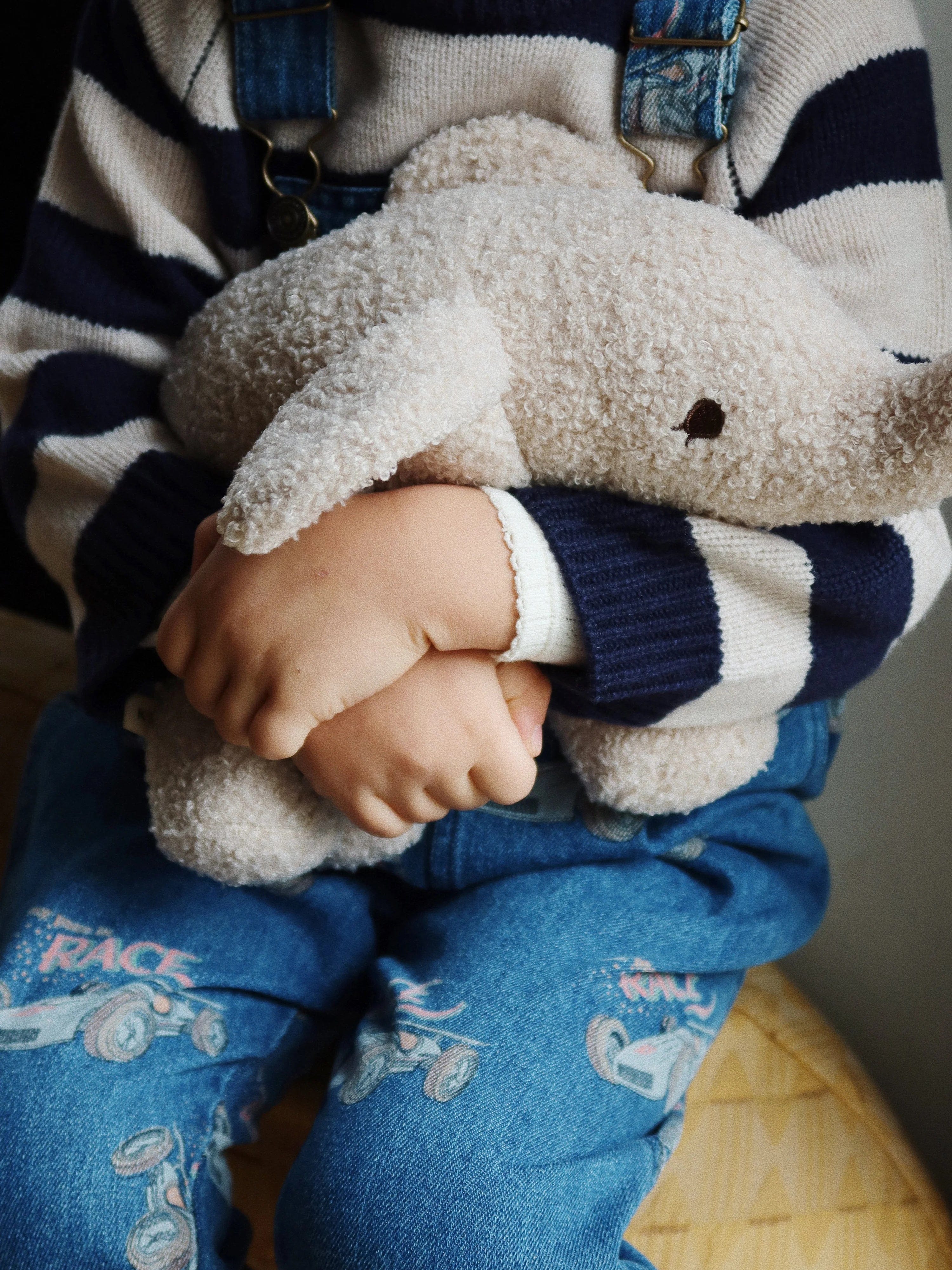 Baby Elephant Soft Toy in Ivory