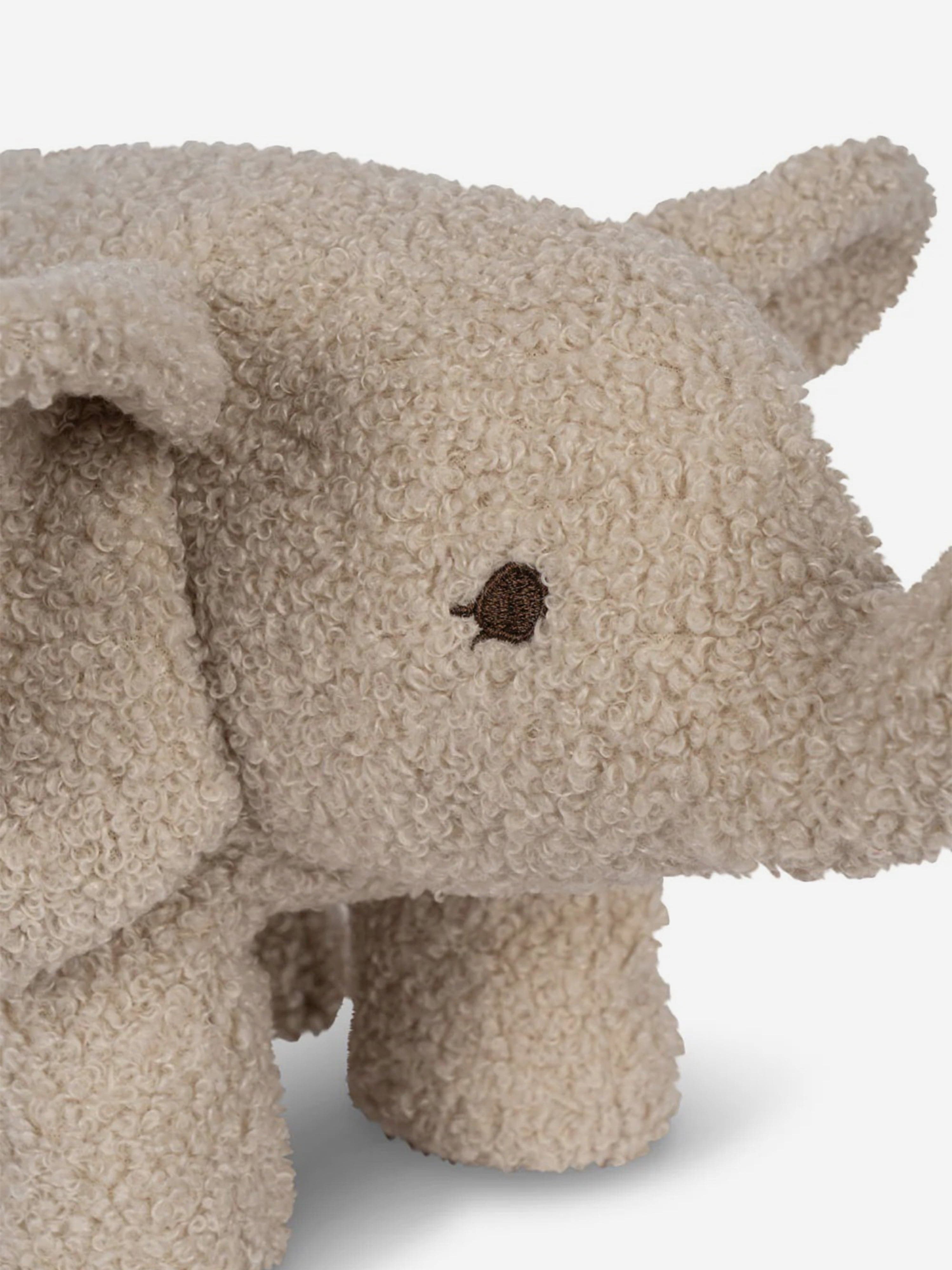 Baby Elephant Soft Toy in Ivory
