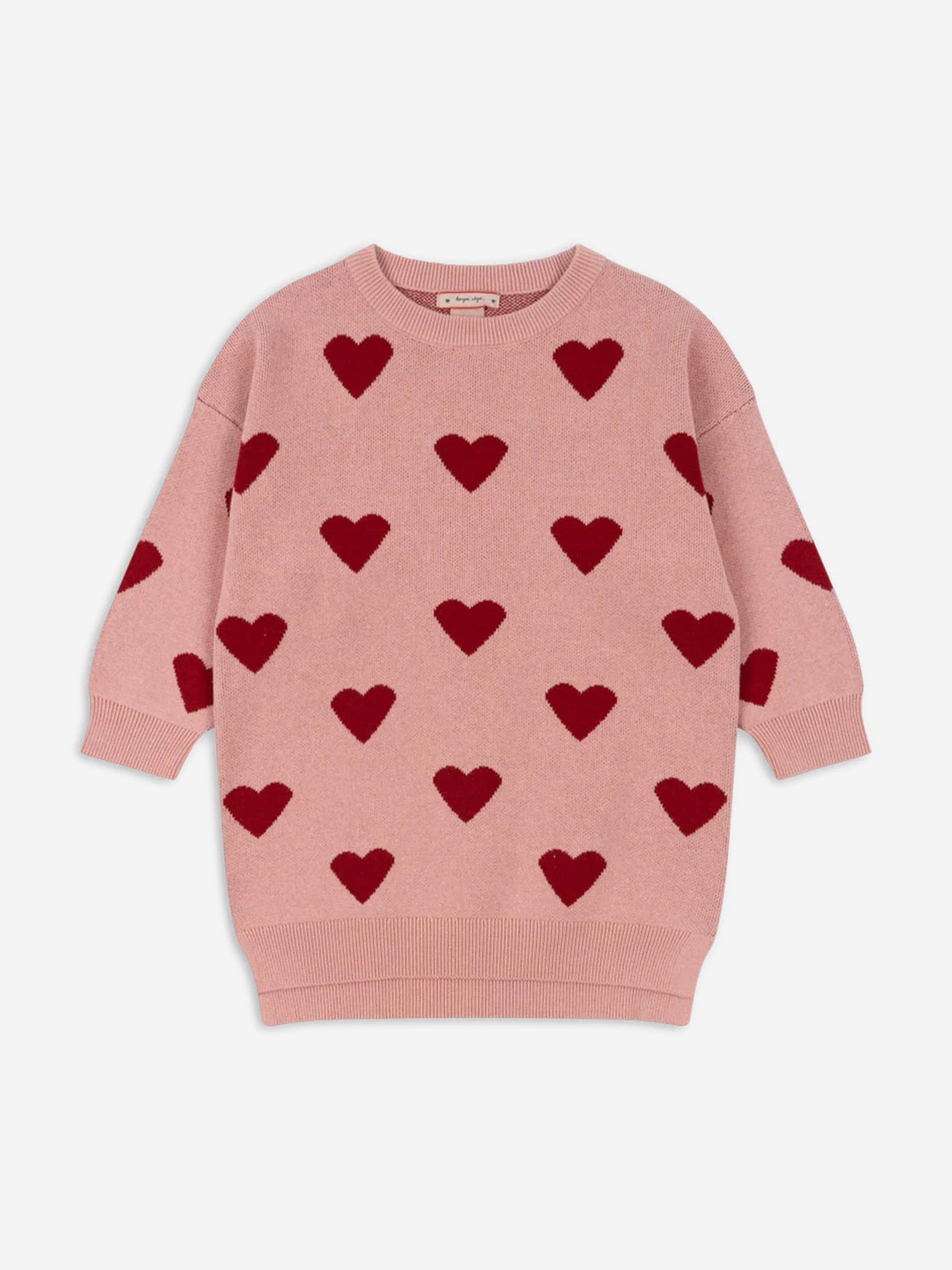 Girls Lapis Knitted Dress in Pink