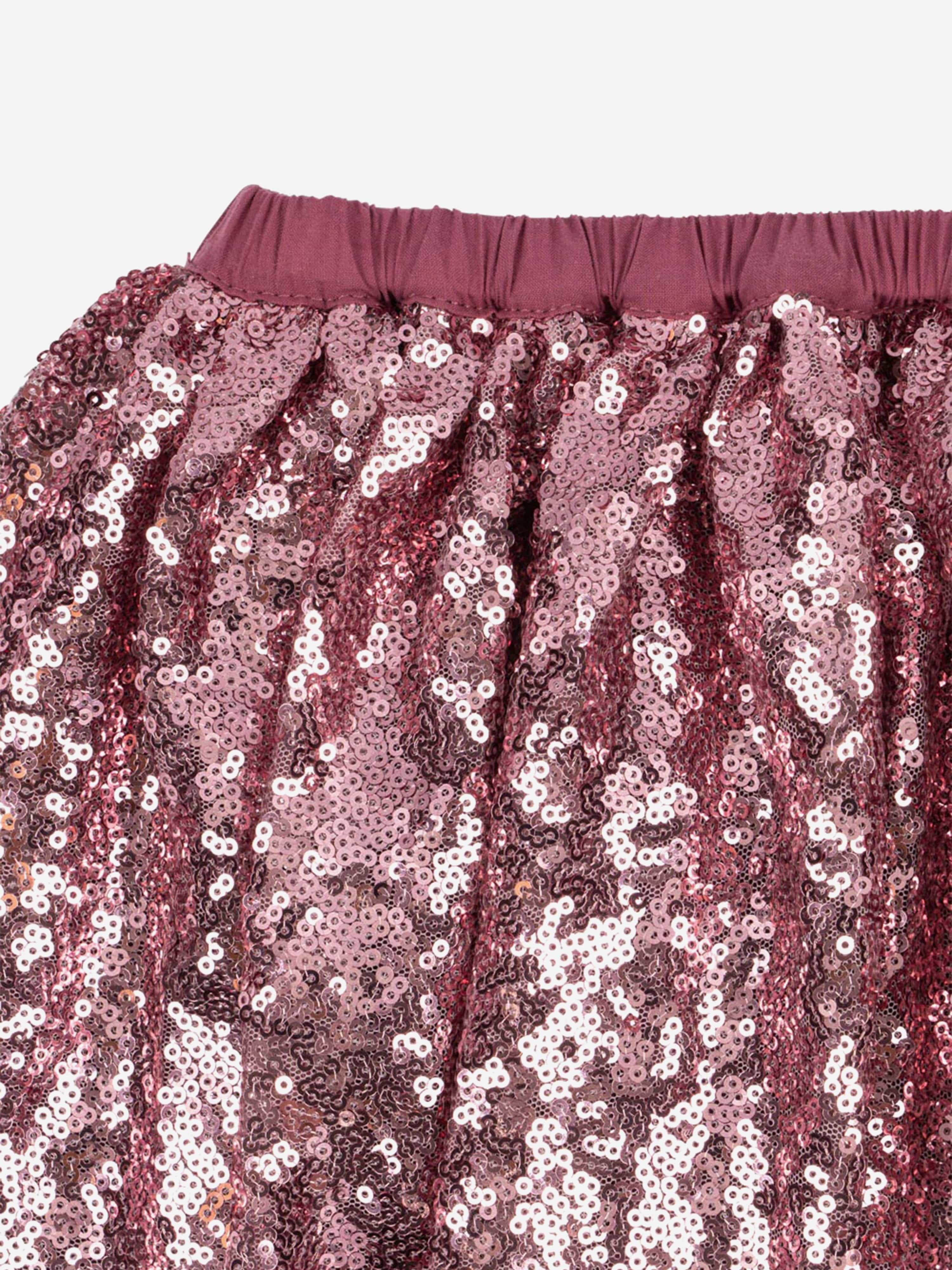 Girls Starla Sequin Skirt in Pink
