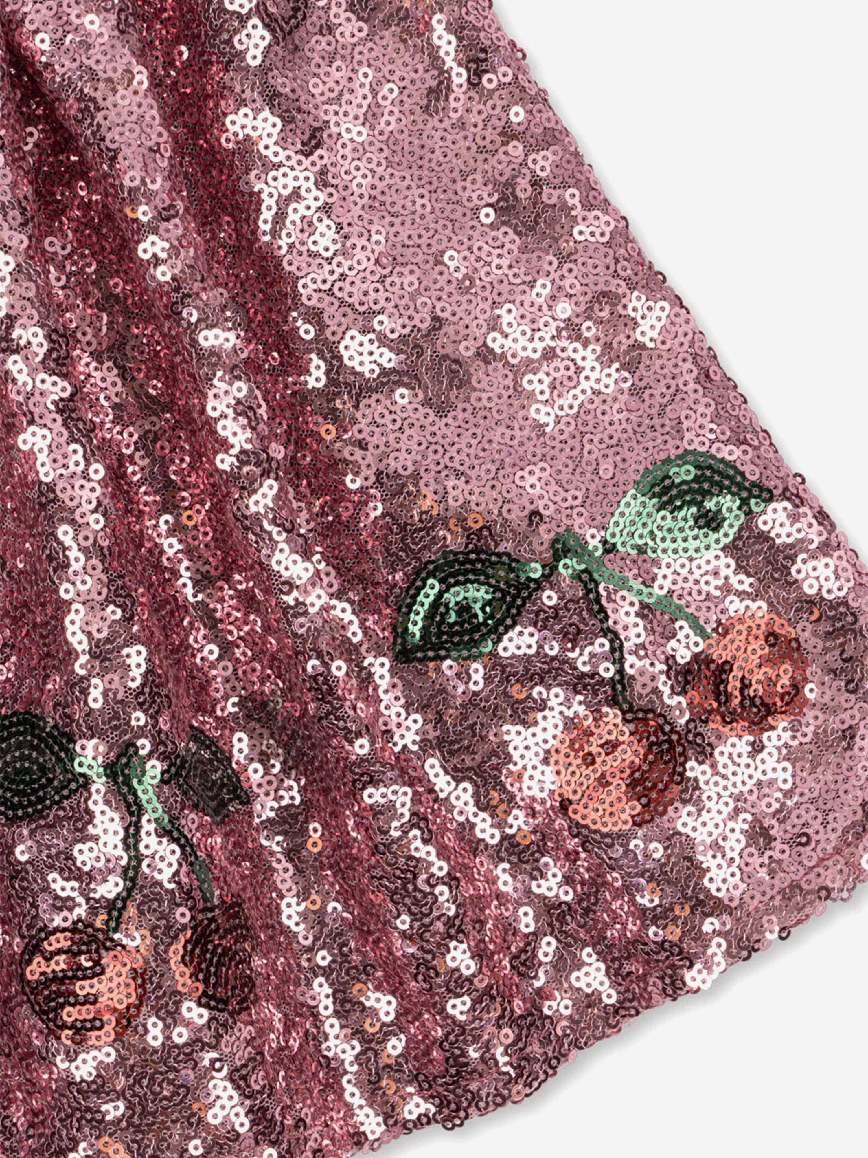 Girls Starla Sequin Skirt in Pink