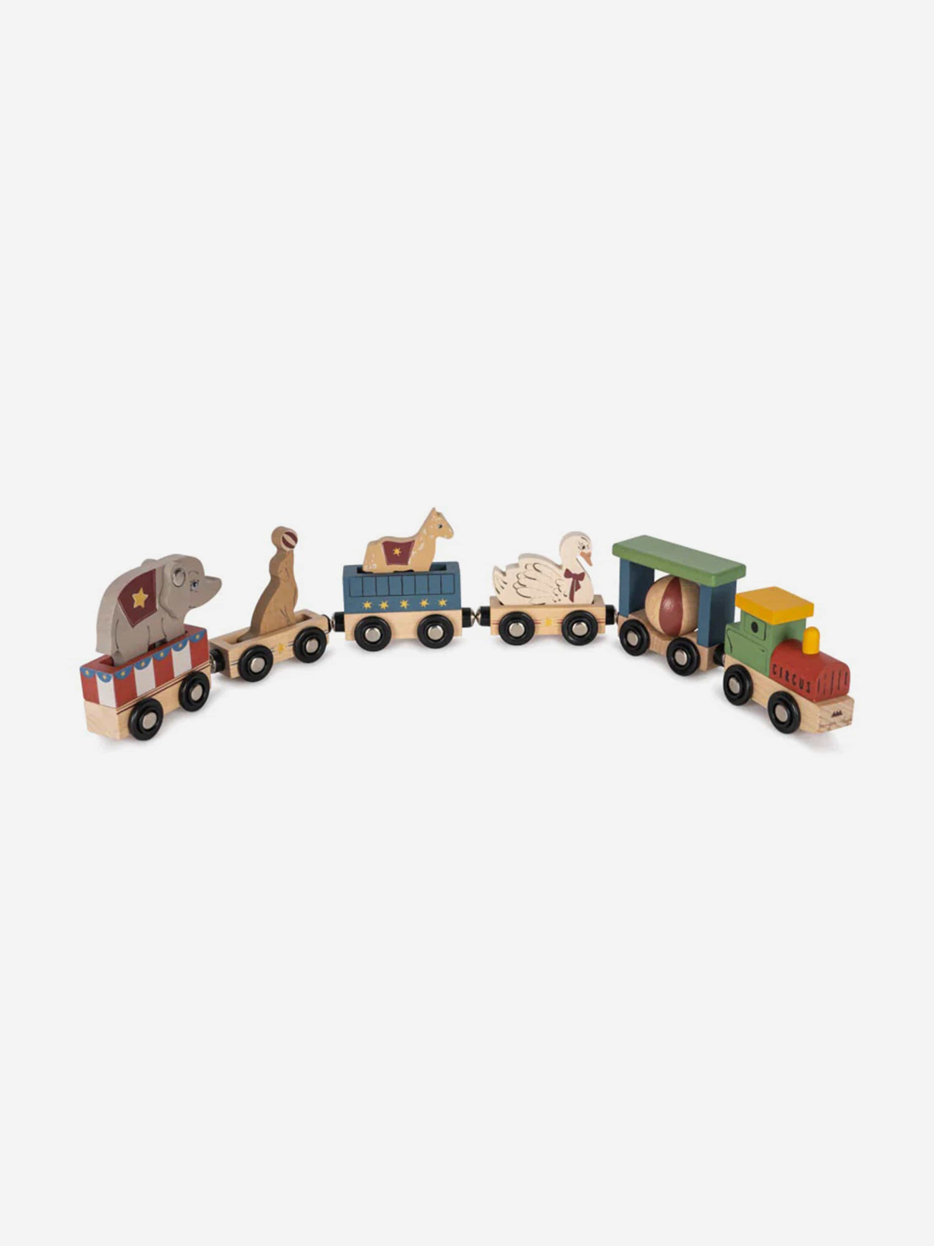 Baby Wooden Animal Train Toy