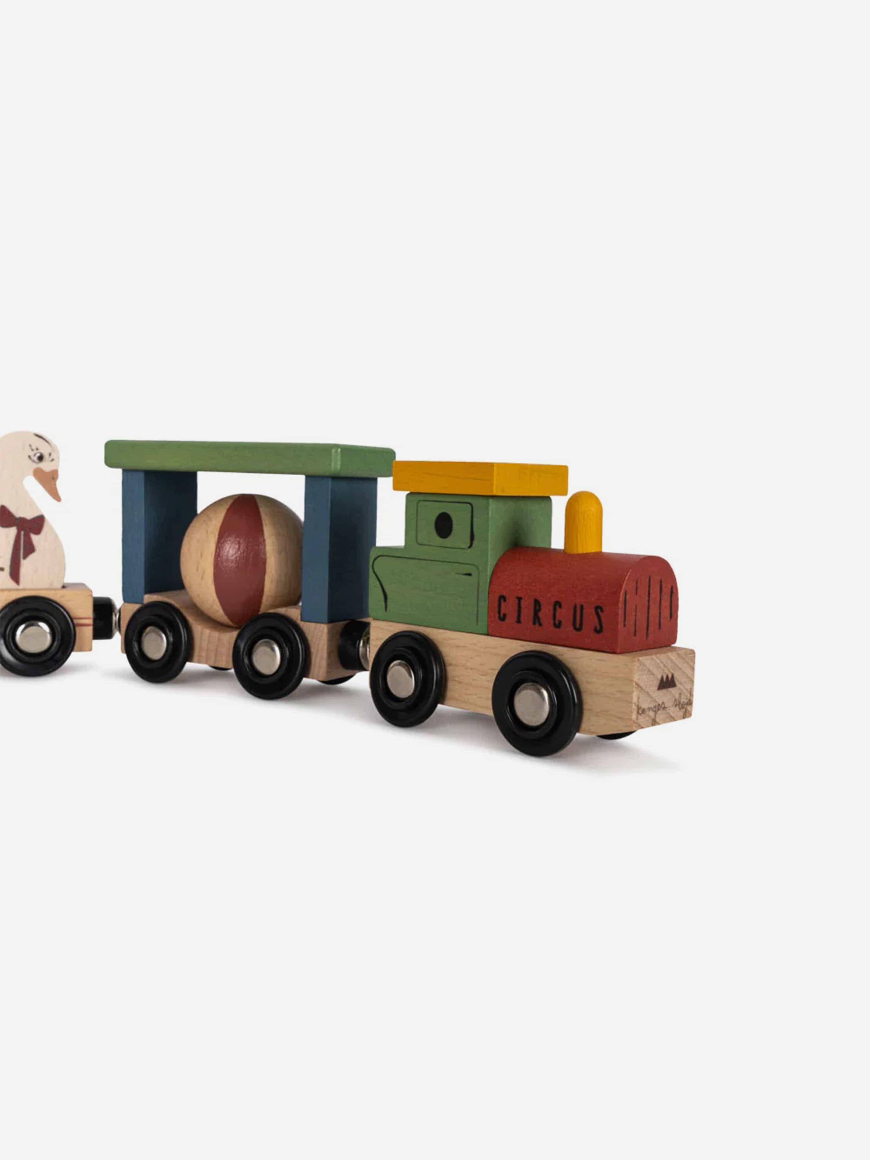 Baby Wooden Animal Train Toy