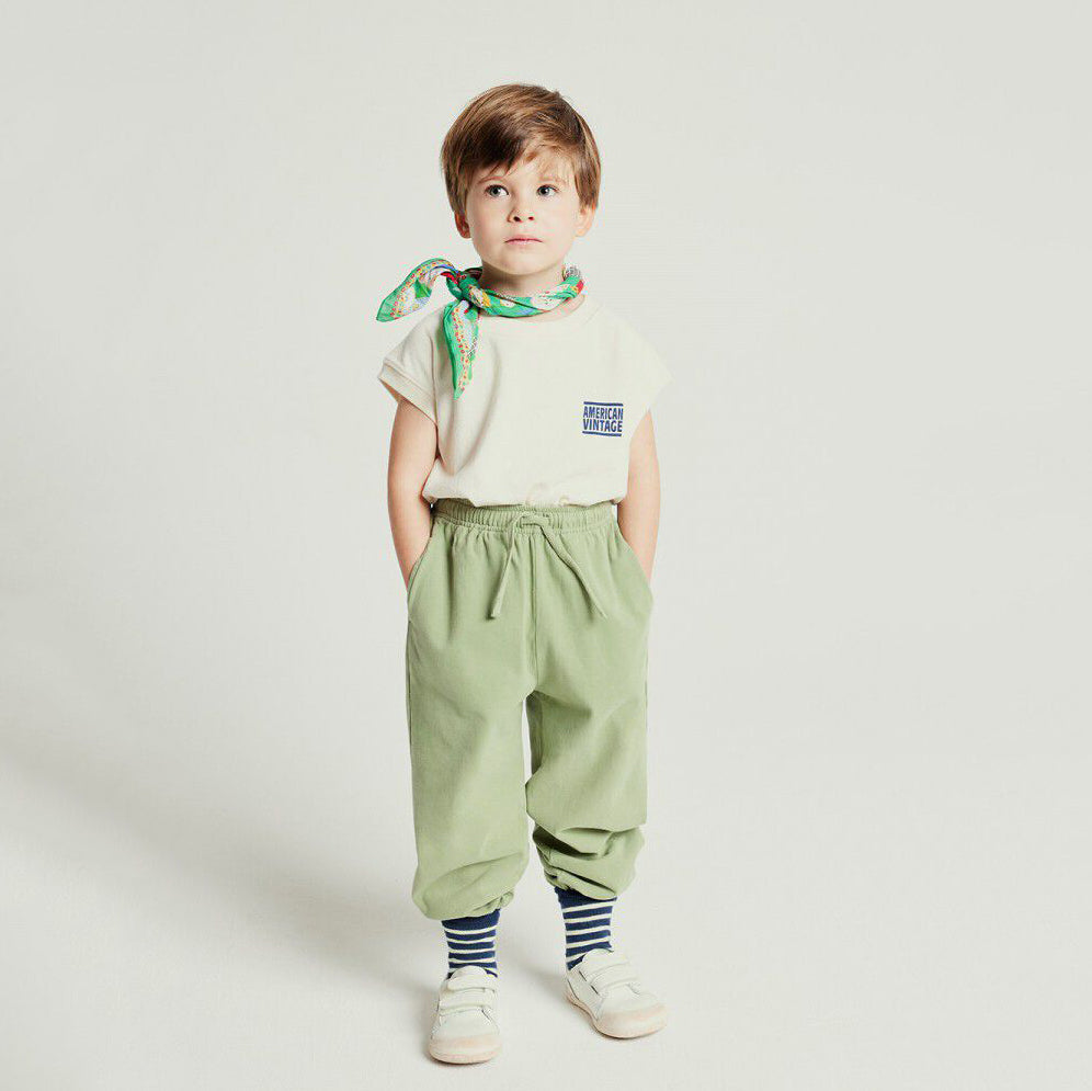 Boys & Girls White Cotton T-Shirt