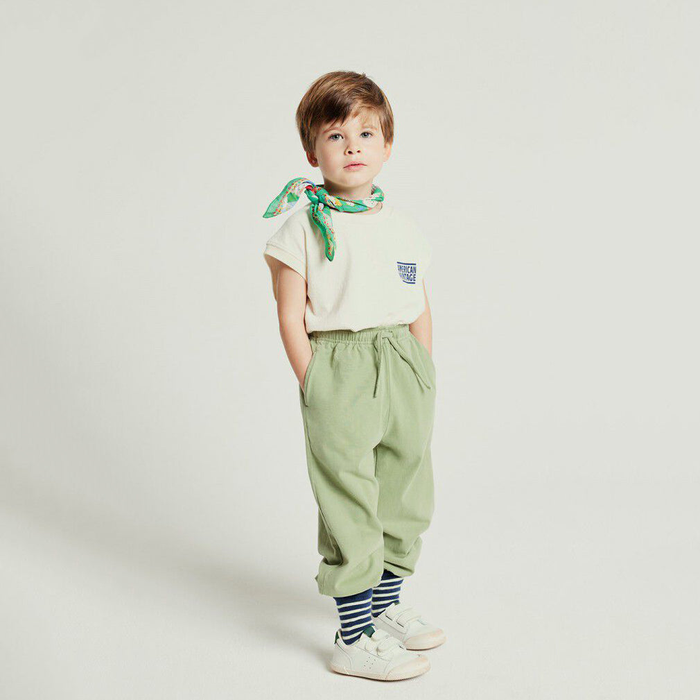 Boys & Girls White Cotton T-Shirt