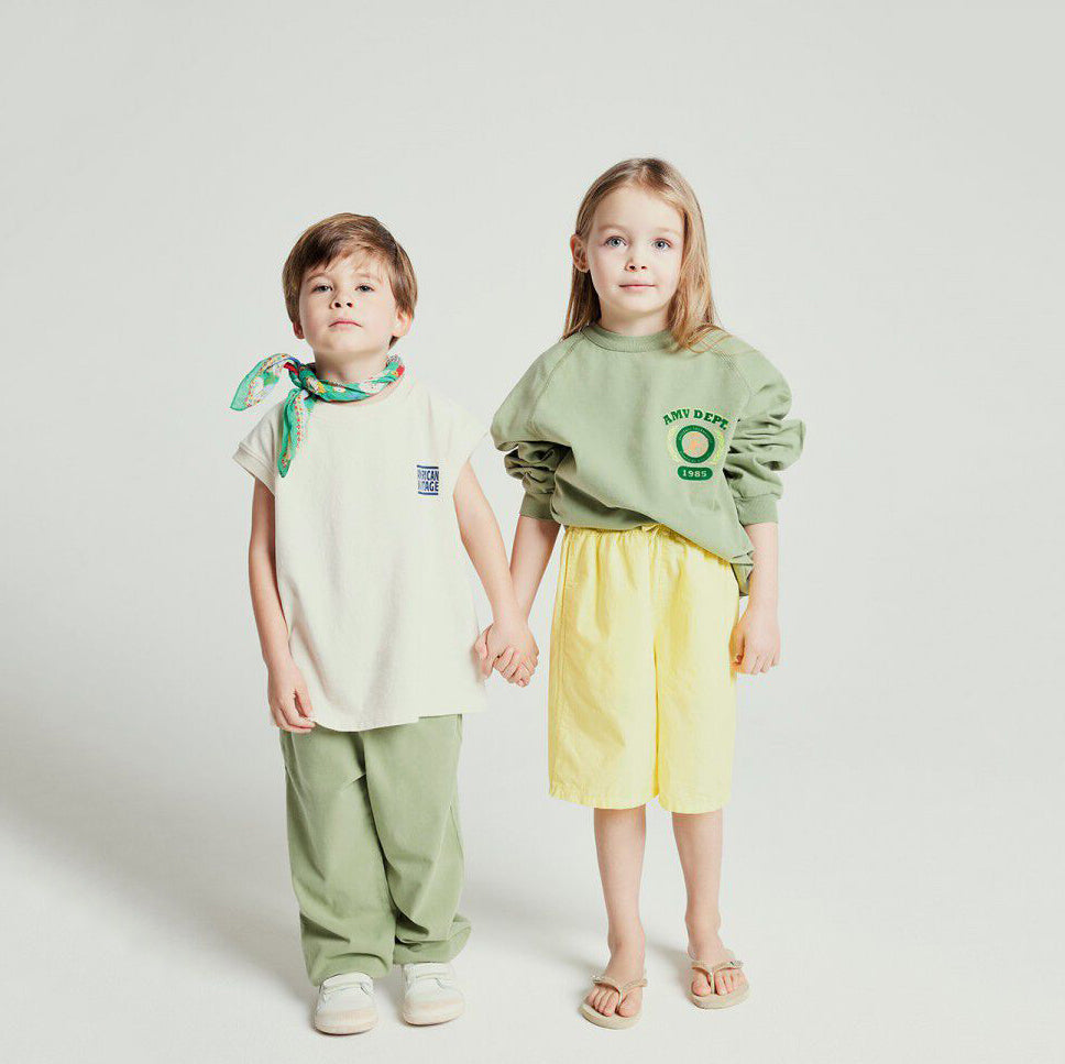 Boys & Girls White Cotton T-Shirt