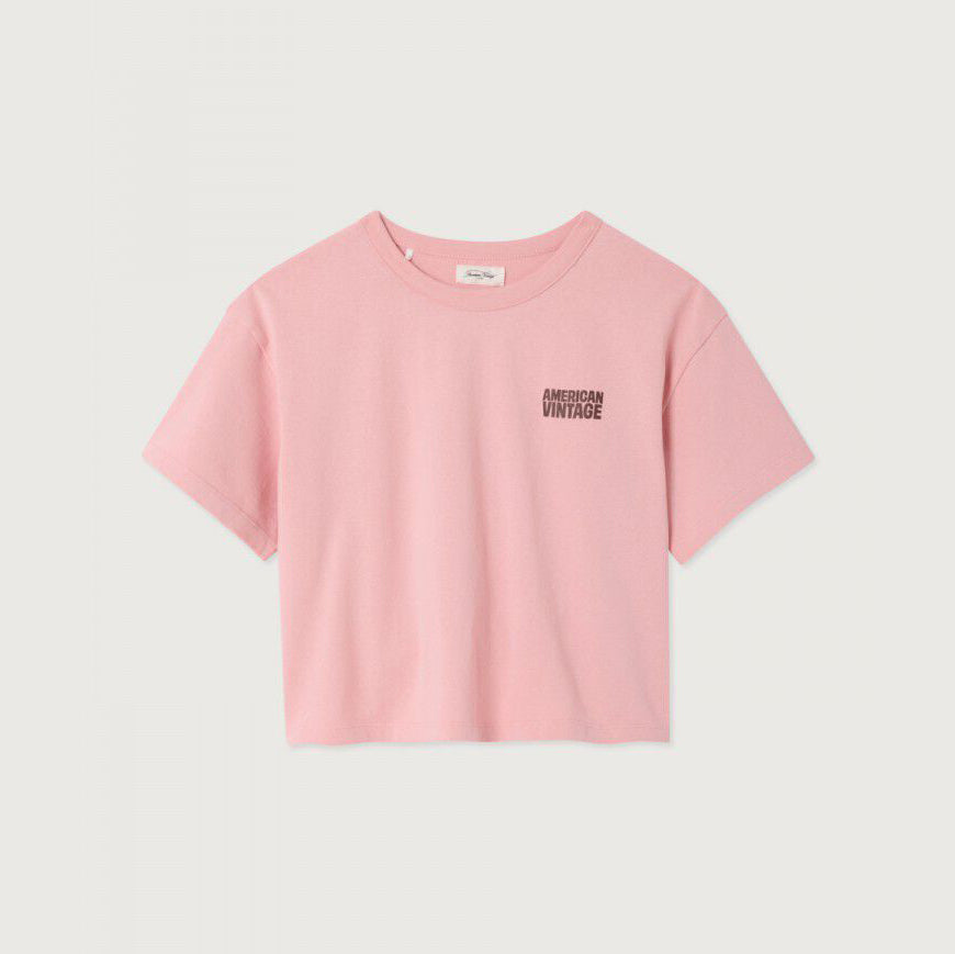 Girls Pink Cotton T-Shirt