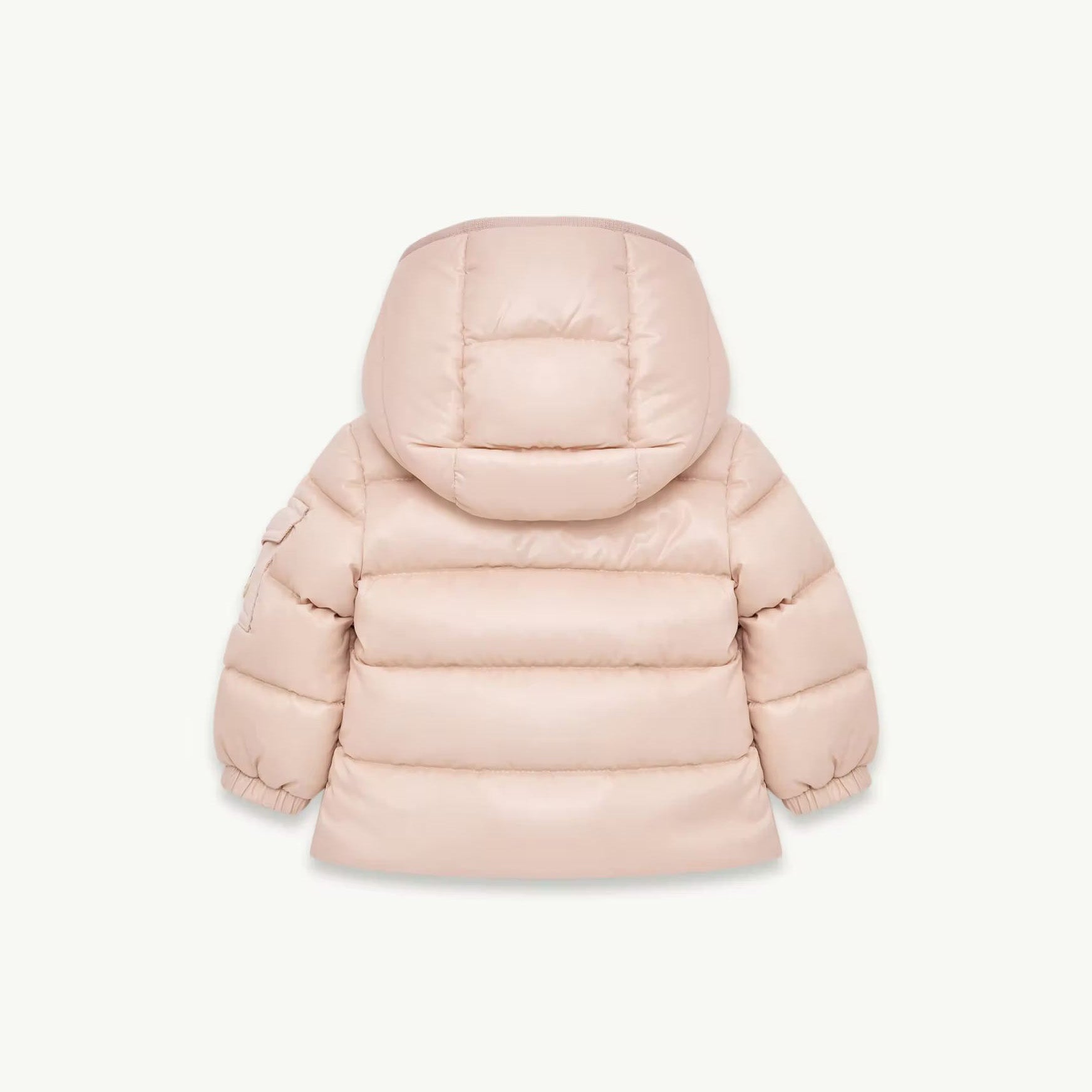 Baby Girls Light Pink "BADY" Padded Down Coat