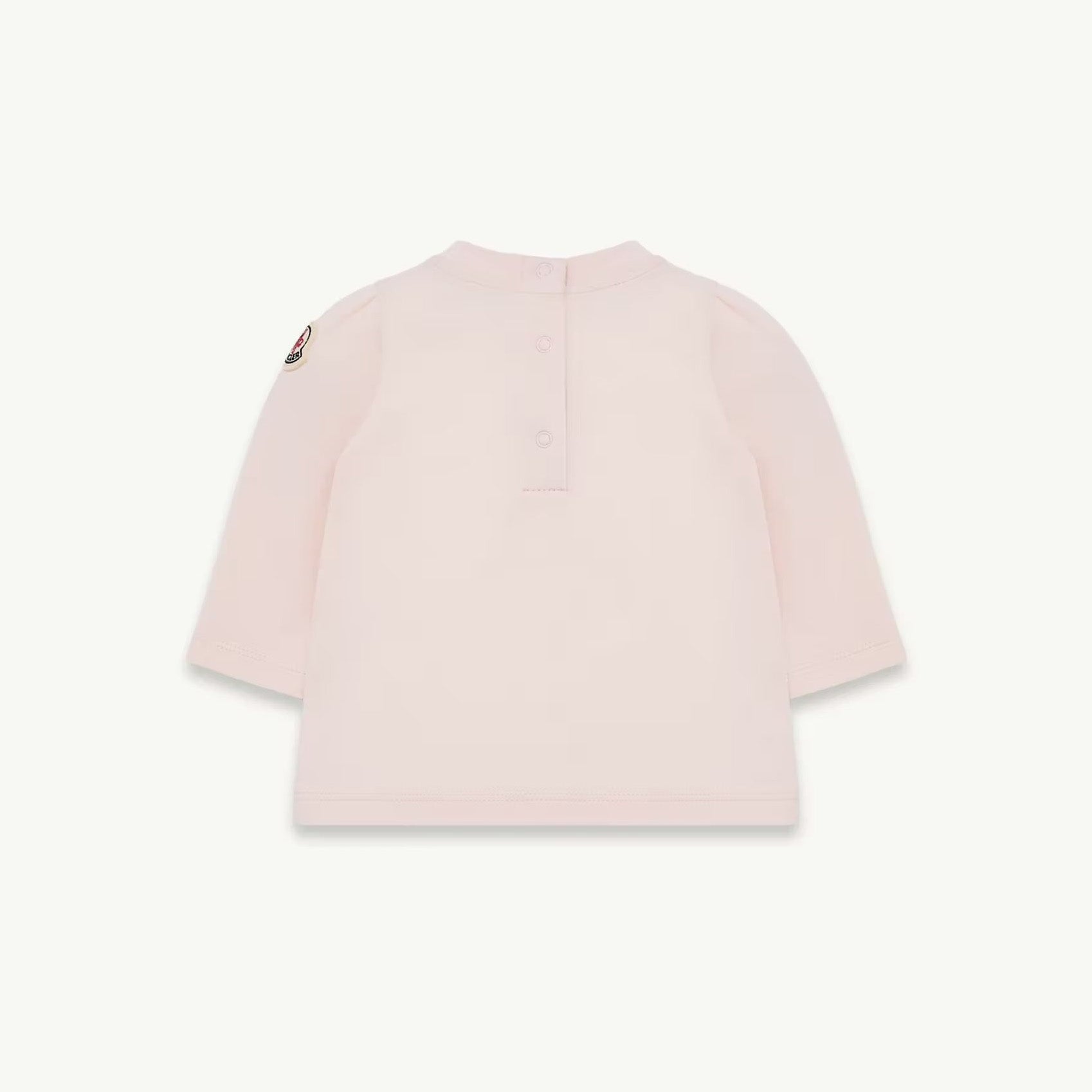 Baby Girls Light Pink Printed Cotton T-Shirt