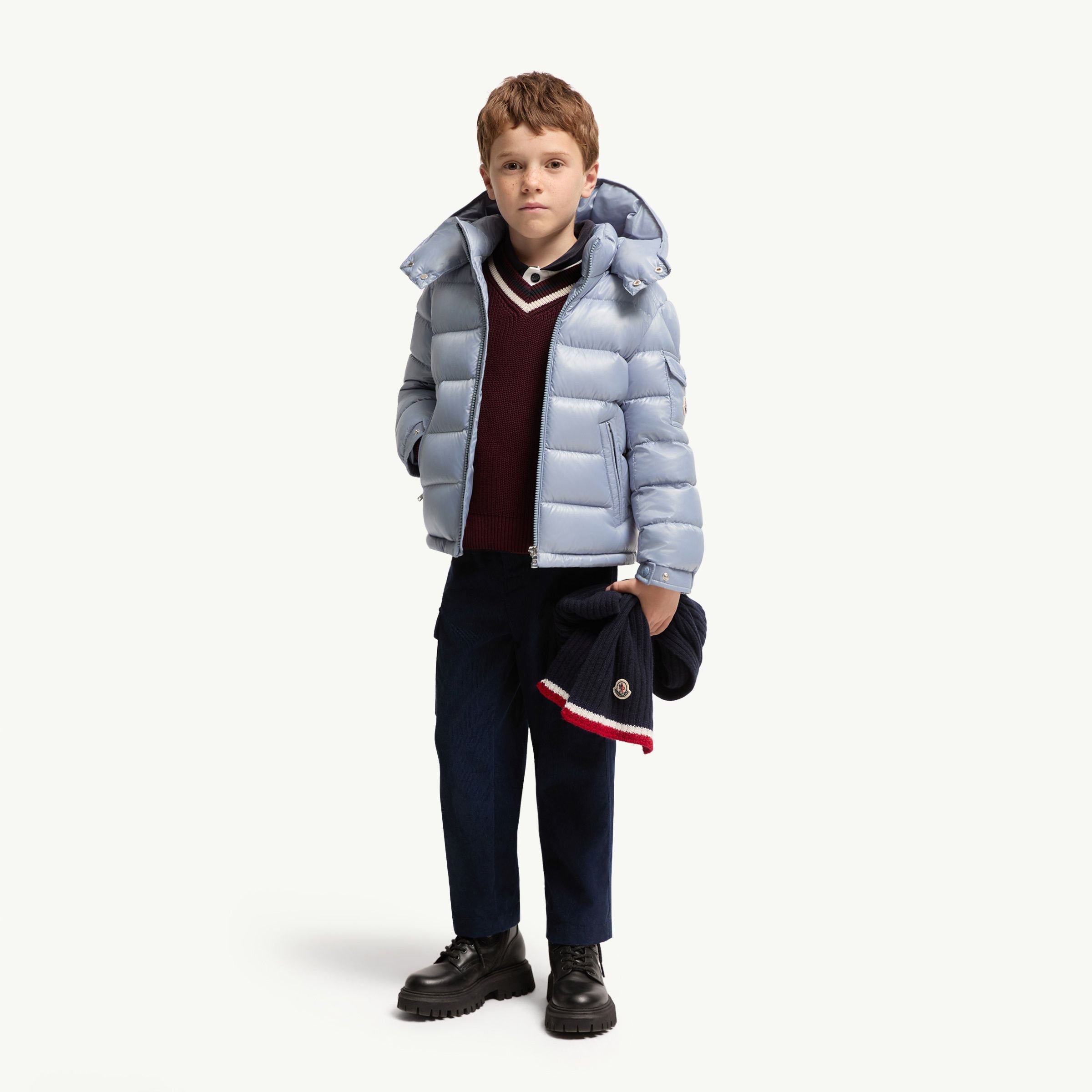 Boys Light Blue "NEW MAYA" Padded Down Jacket