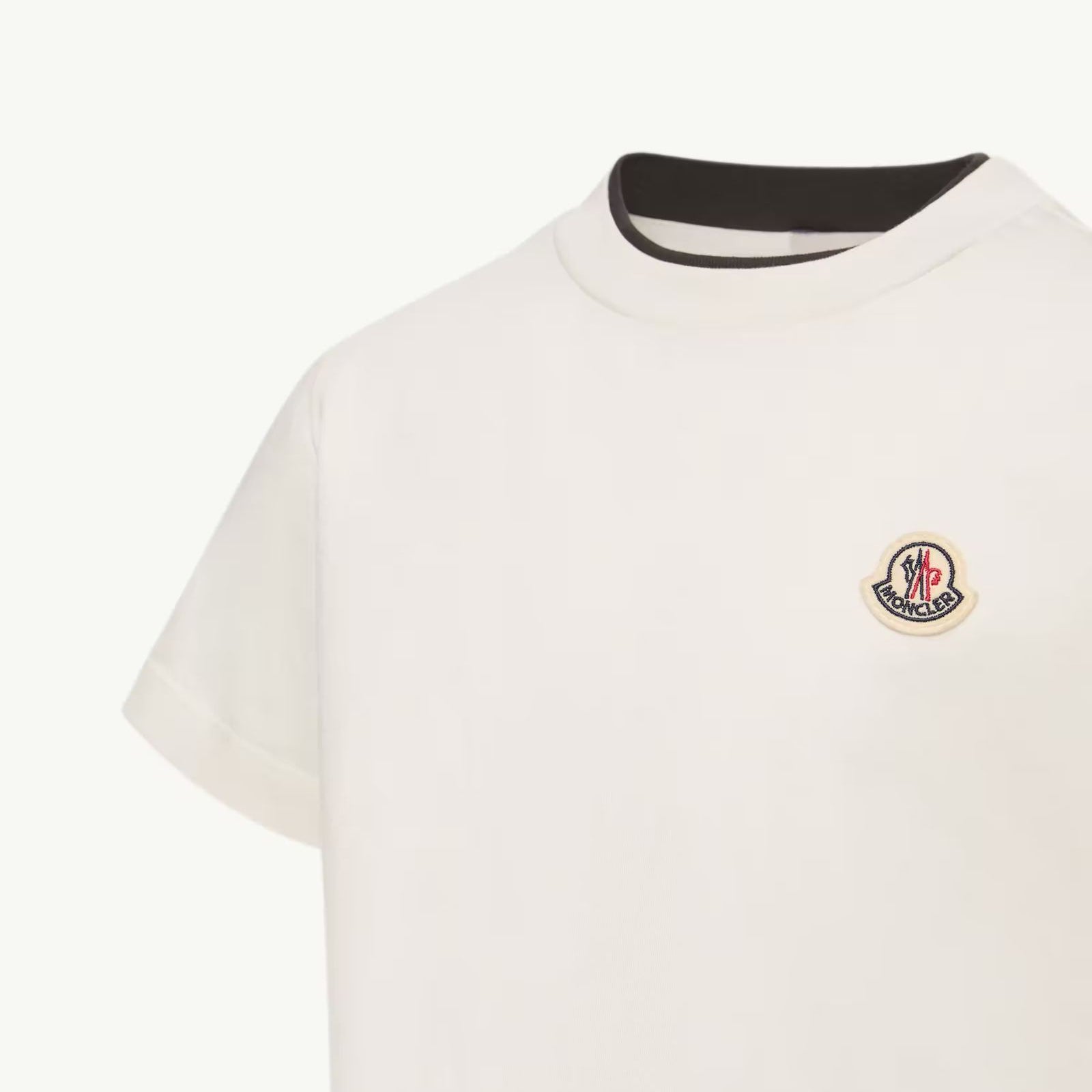 Boys White Cotton T-Shirt