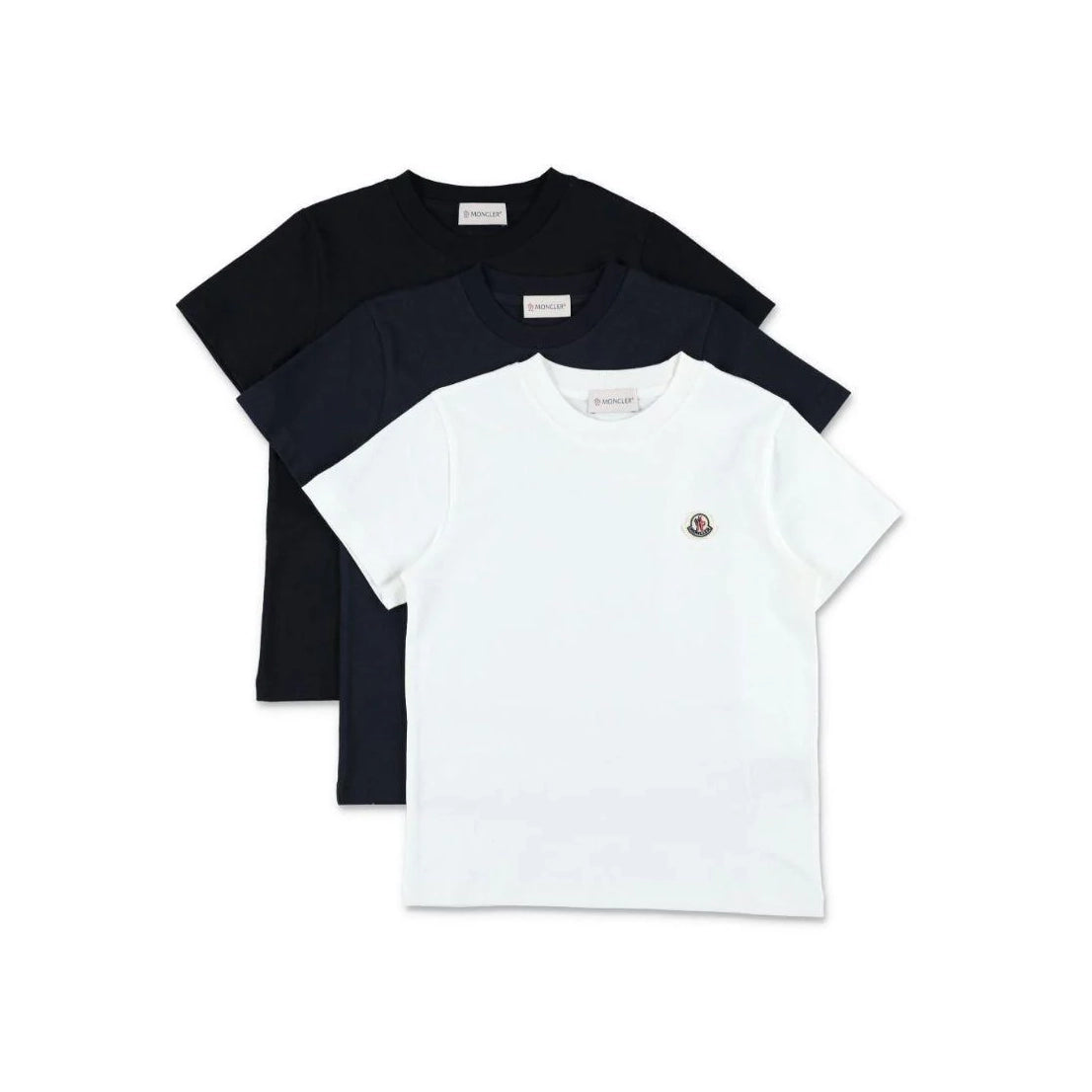 Boys Tricolor Cotton T-Shirt Set(3 Pack)