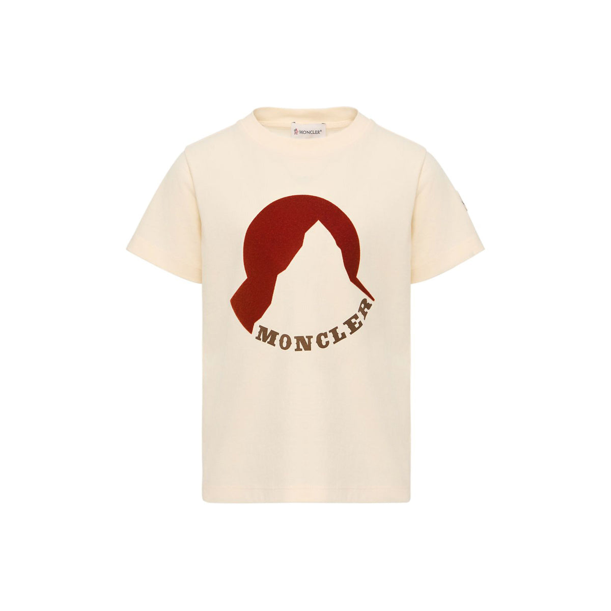Boys White Logo Cotton T-Shirt