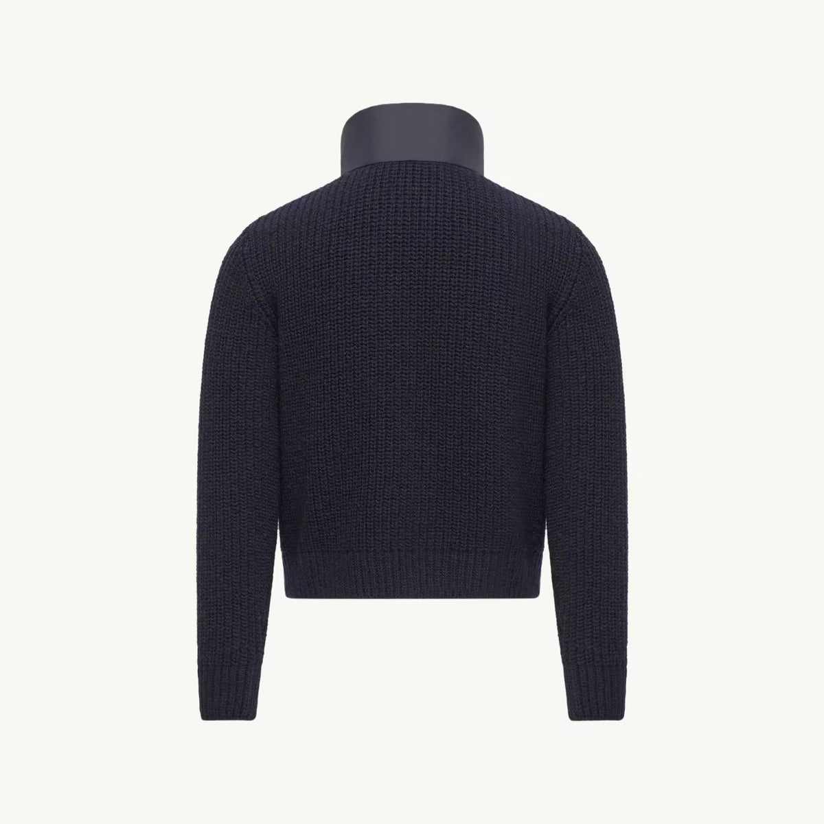 Haut zippé rembourré en duvet bleu foncé pour garçons