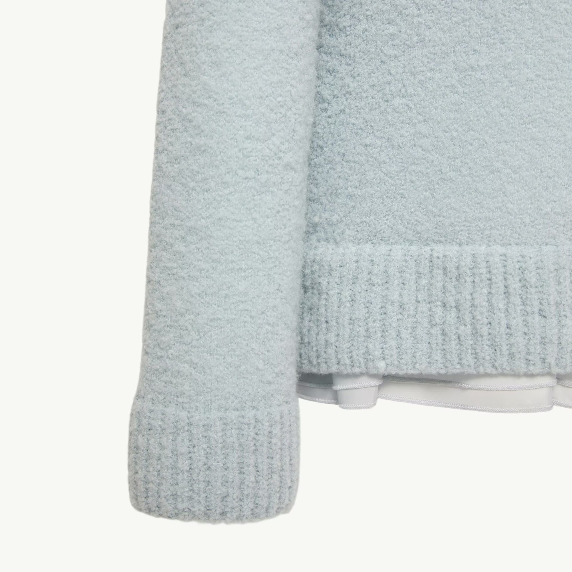Girls Light Blue Wool Sweater