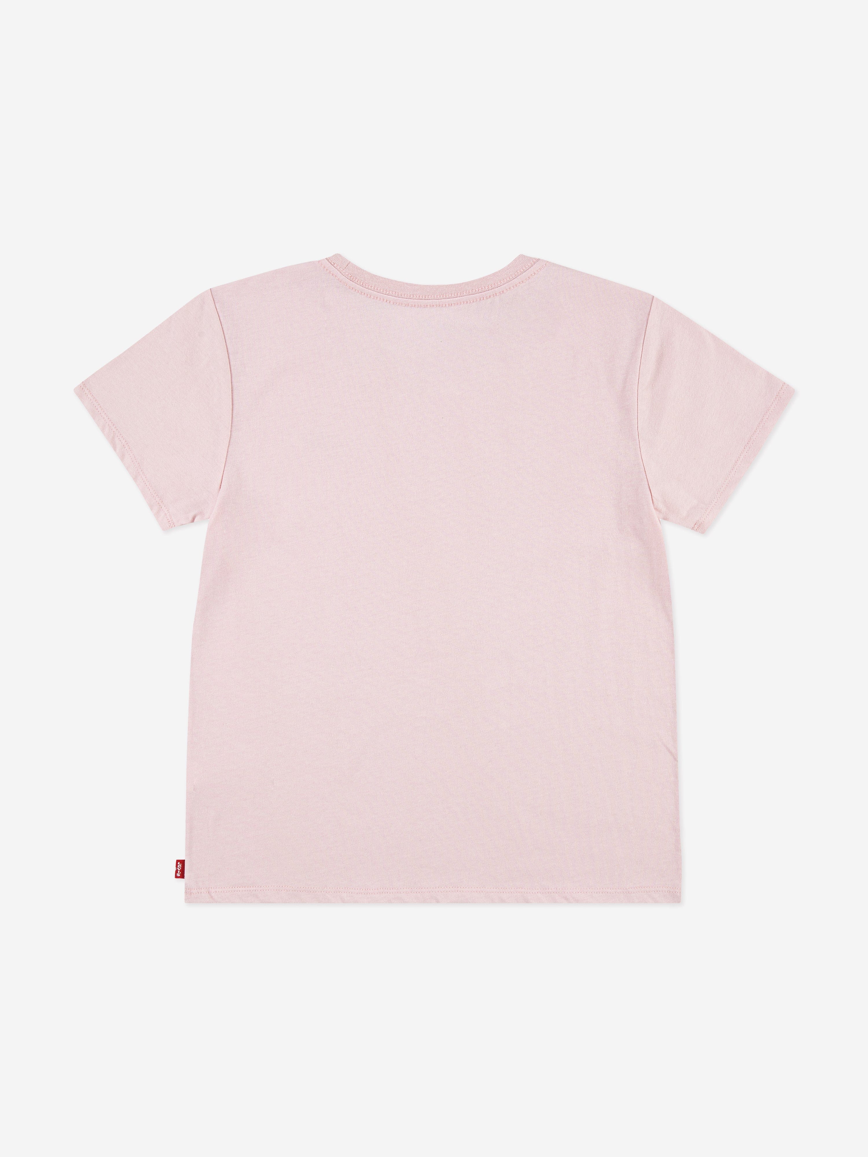 Levi's Girls Batwing Chest Hit T-Shirt in Pink