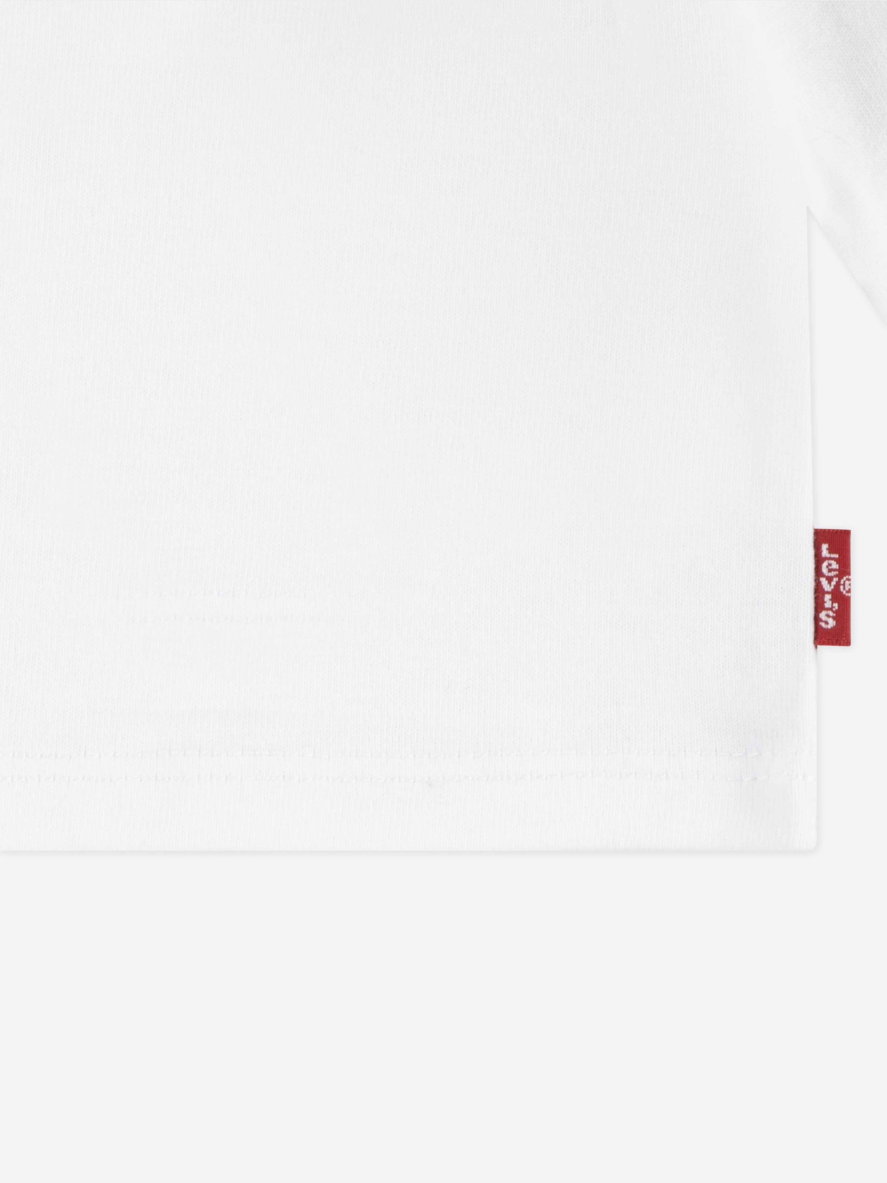 Baby Girls Long Sleeve Puff Detail Top in White