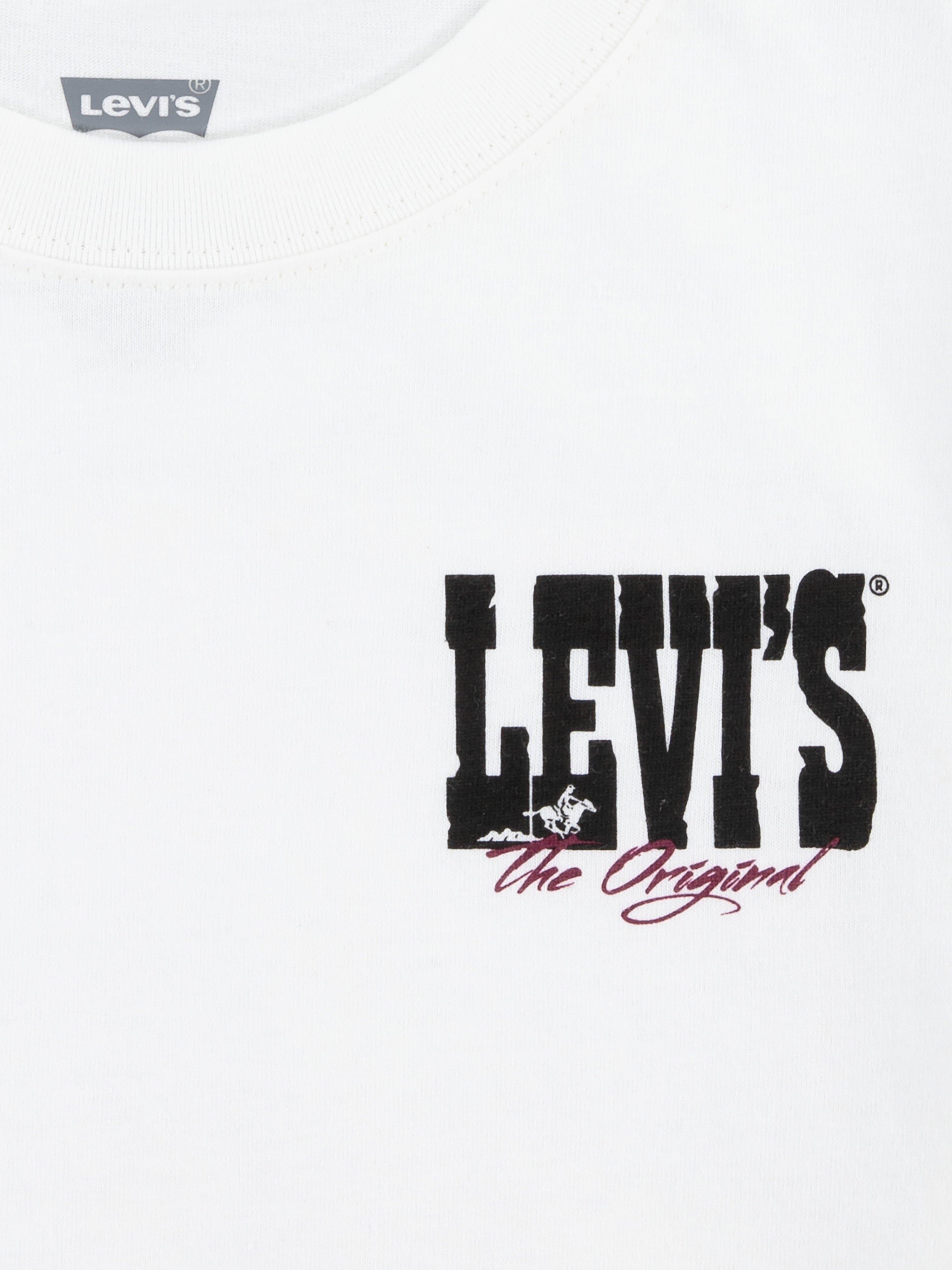 Boys Giddy Up Long Sleeve T-Shirt in Ivory