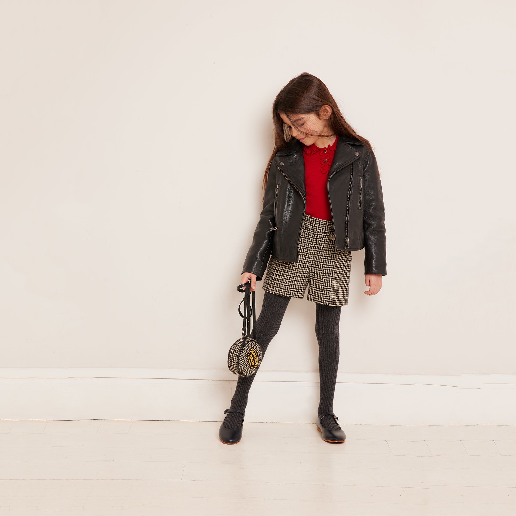Girls Red Wool Sweater
