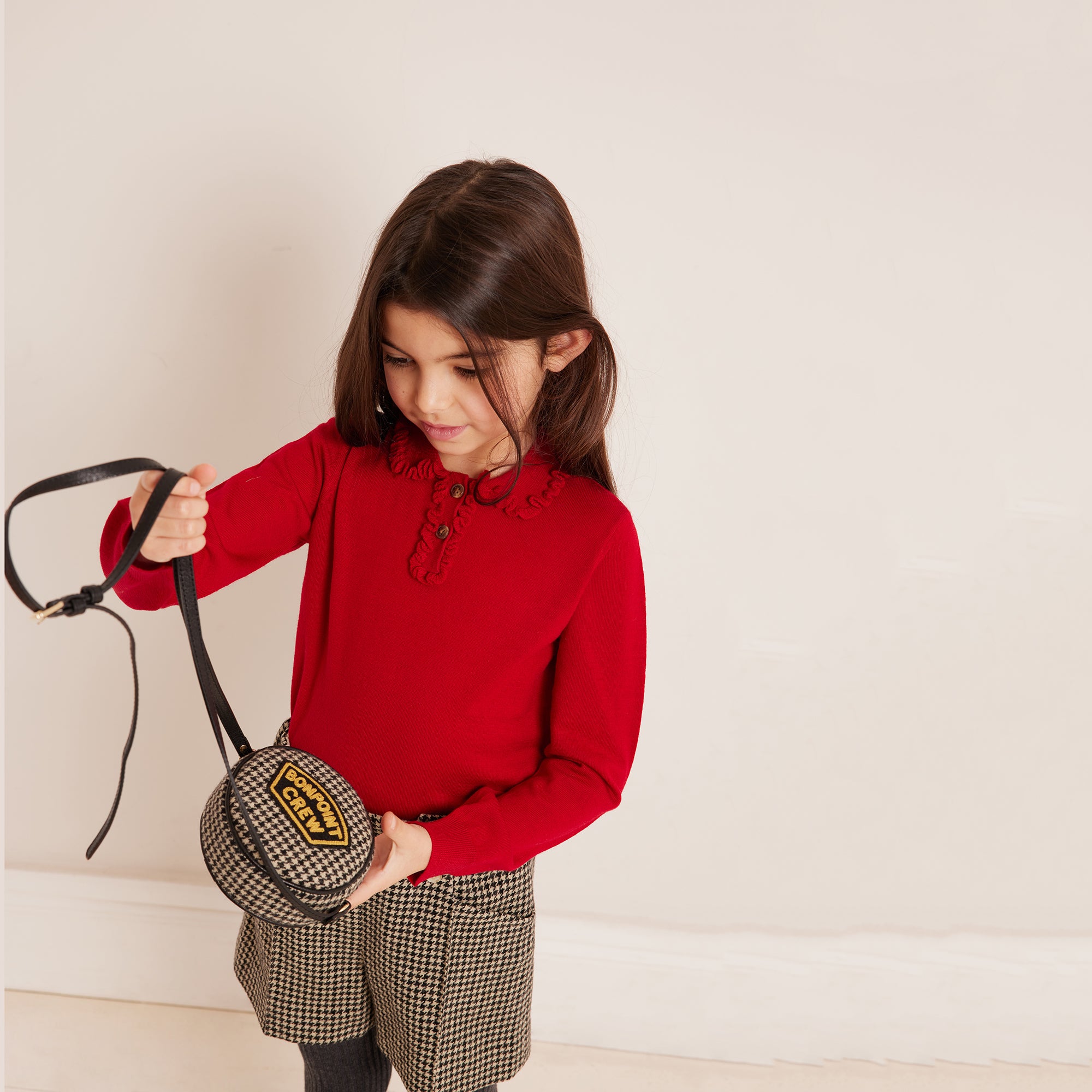 Girls Red Wool Sweater