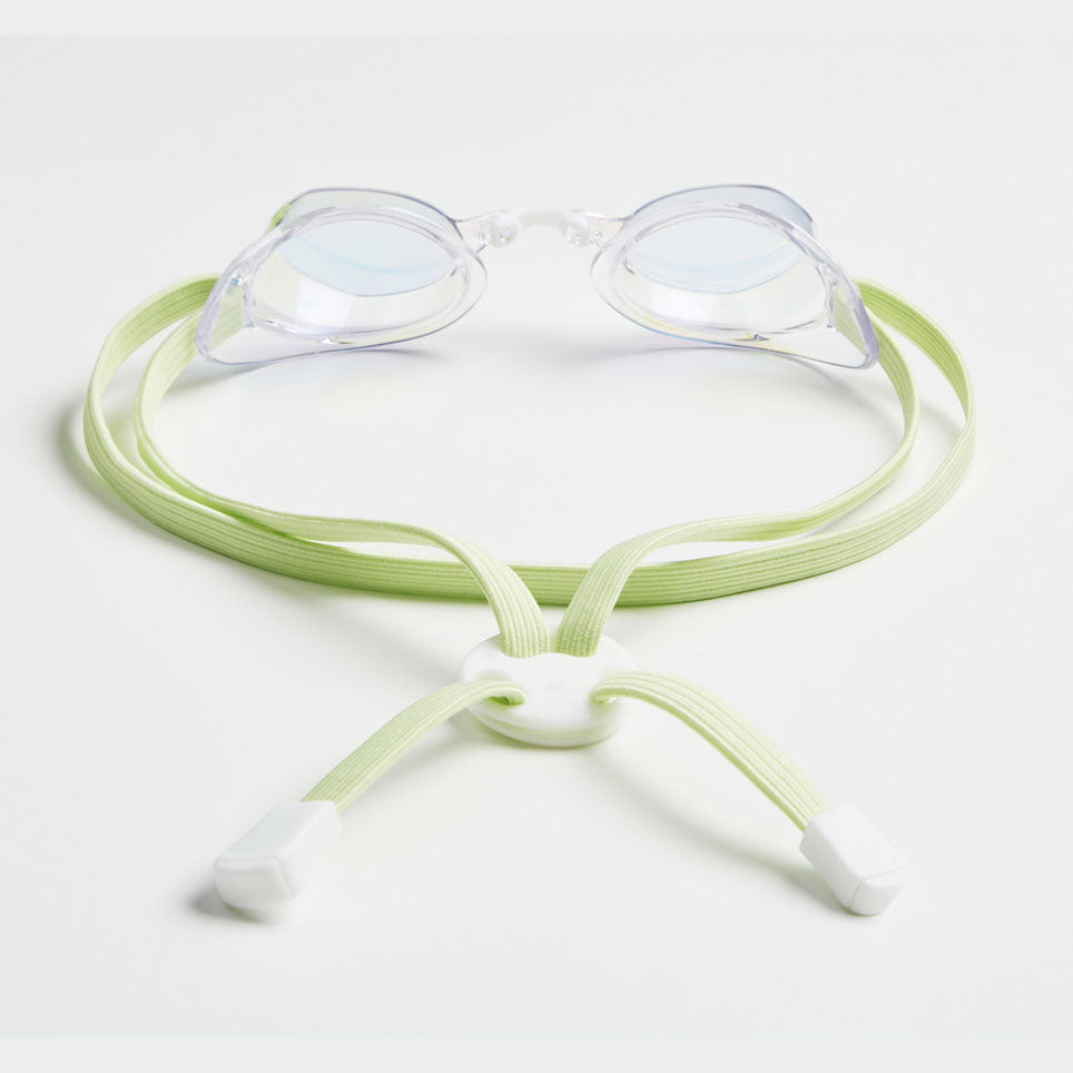Adult Light Green No Rubber Ring Racing Goggles(LUCY_CLGY)