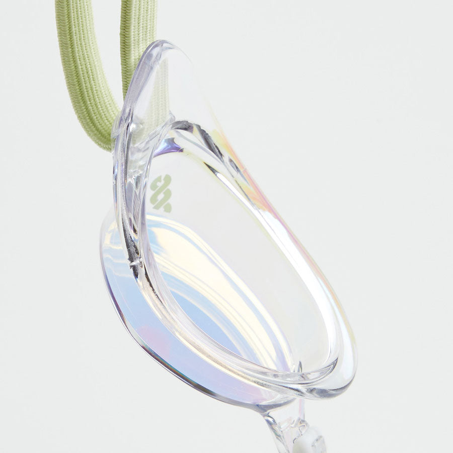 Adult Light Green No Rubber Ring Racing Goggles(LUCY_CLGY)