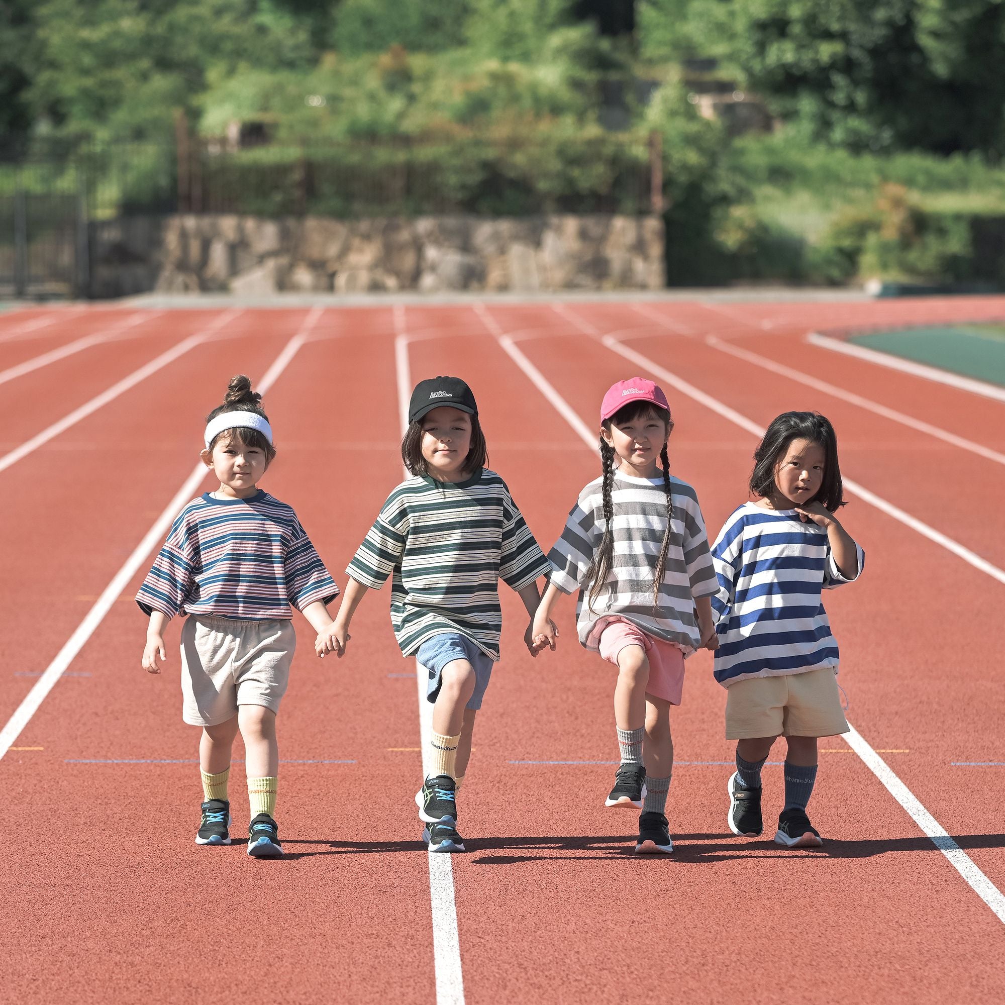 Boys & Girls Yellow Stripes Cotton T-Shirt