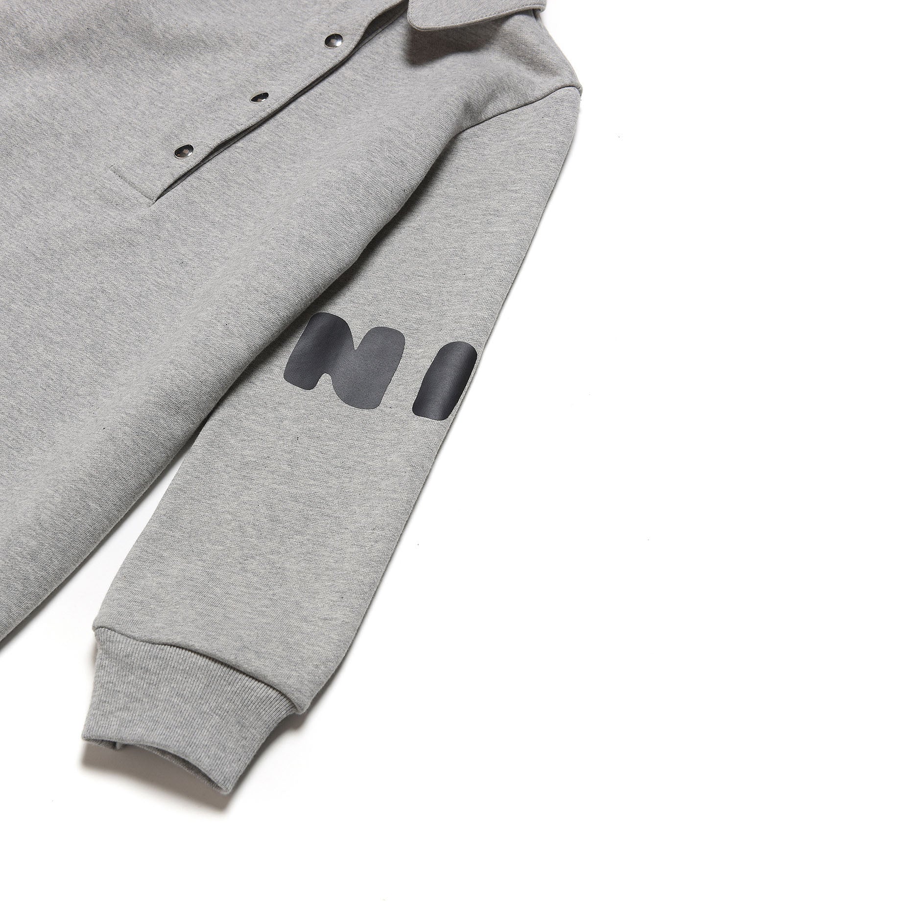 Girls Grey Logo Cotton Dress