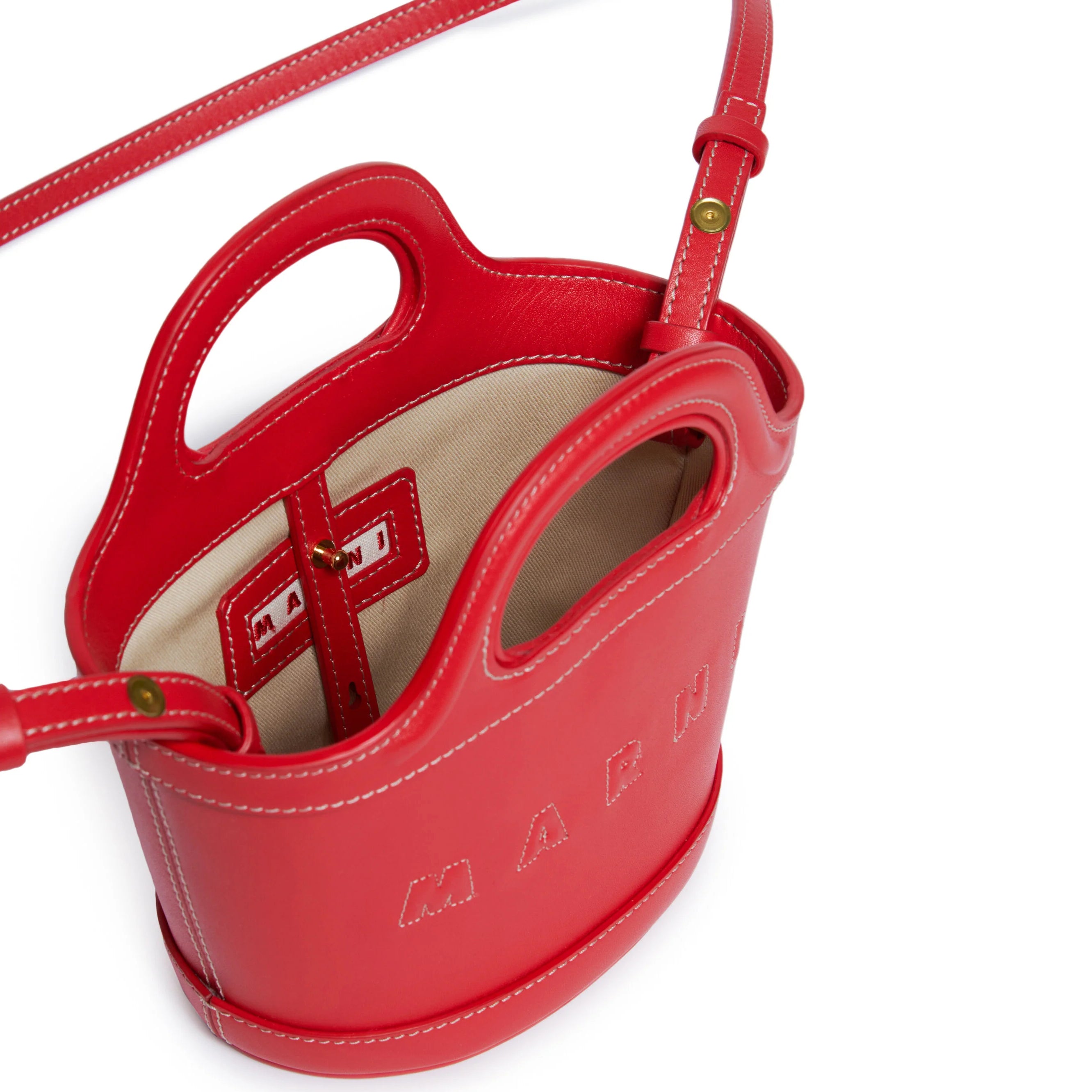 Girls Red Shoulder Bag(长x宽x高:10x21x17cm)